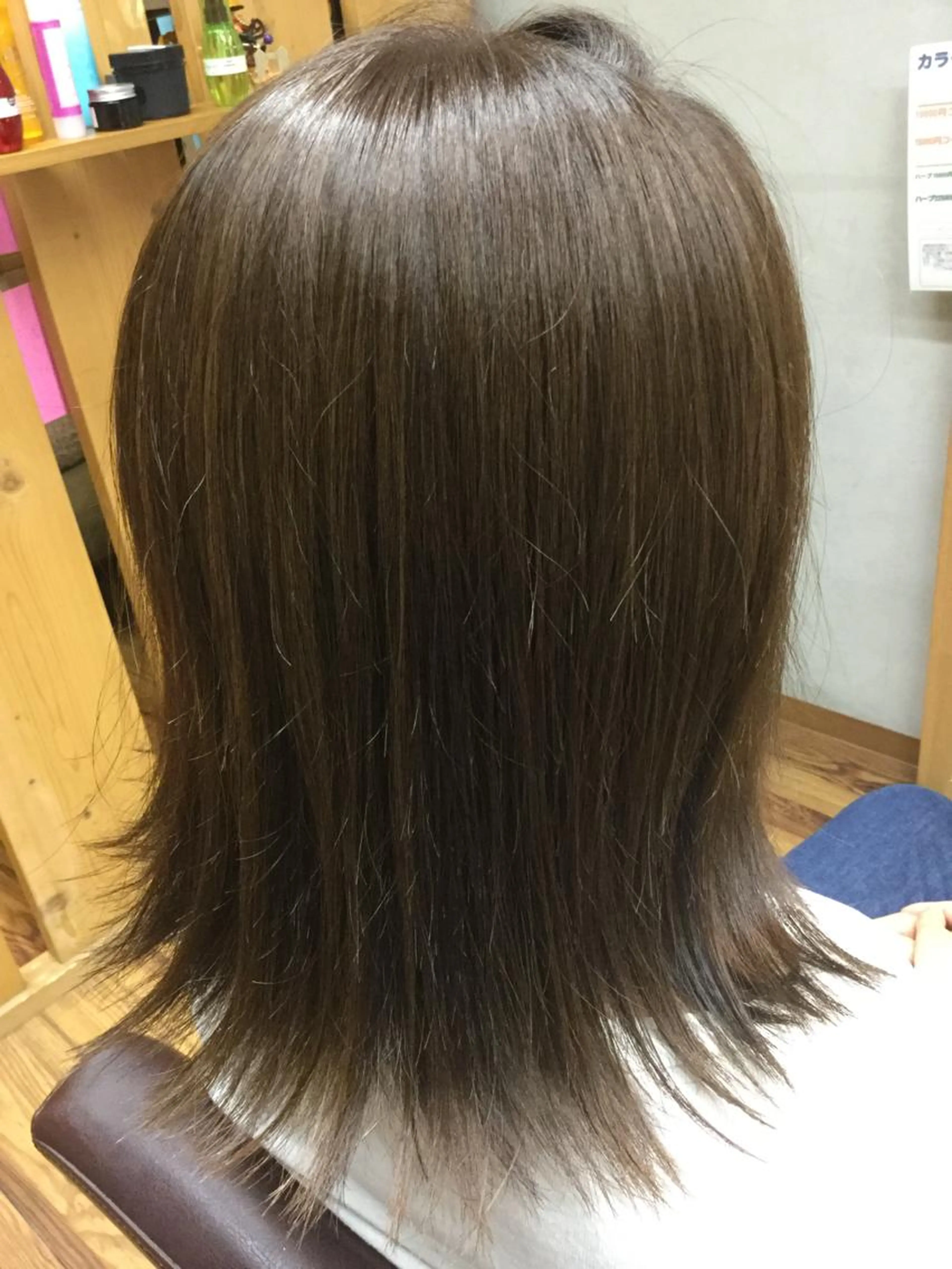 ボリュームコントロールストレートパーマの写真