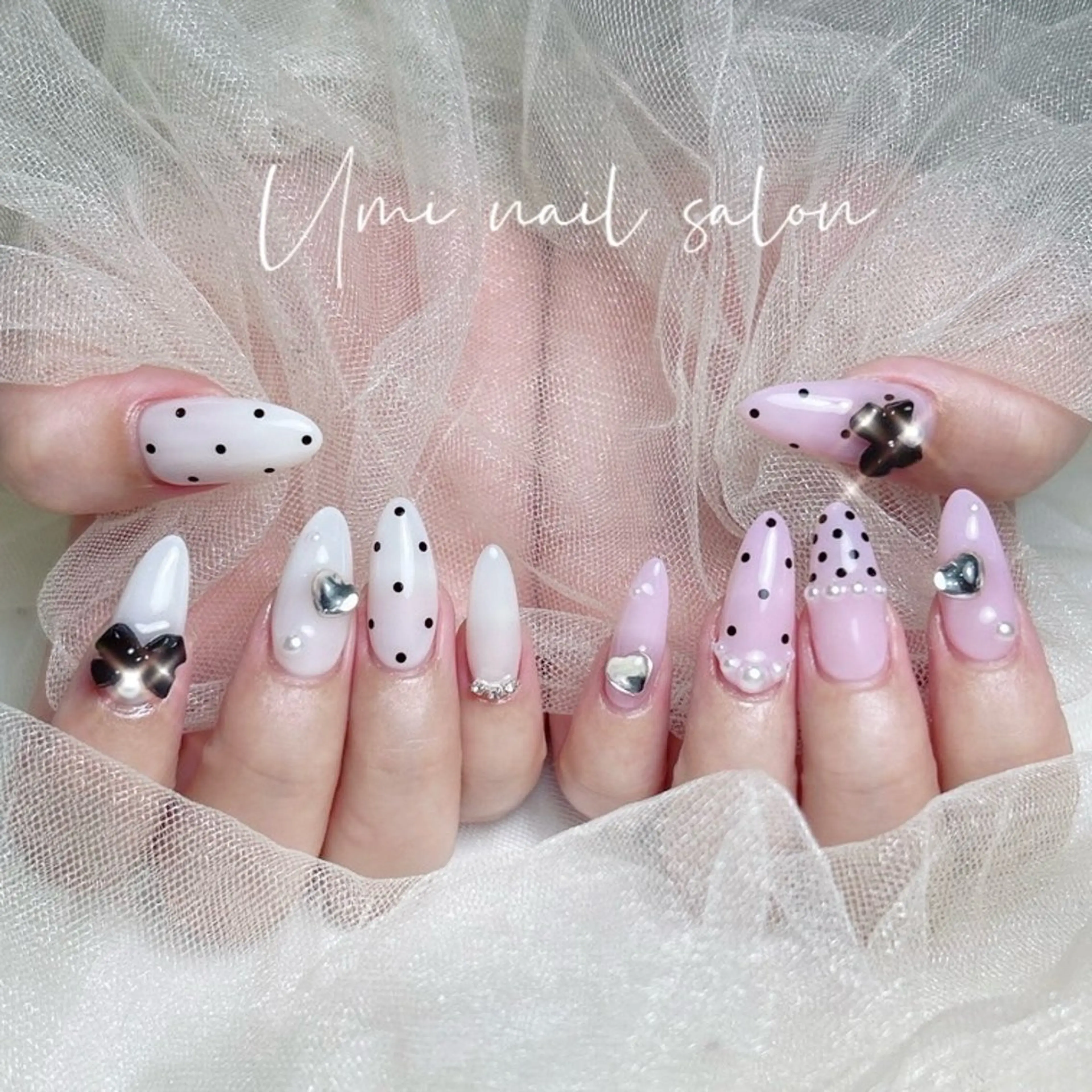 🎀画像持込OK【Hand】持ち込みデザイン120分やり放題8980 (時間内でアート、大きいパーツ8本程度)🎀の写真