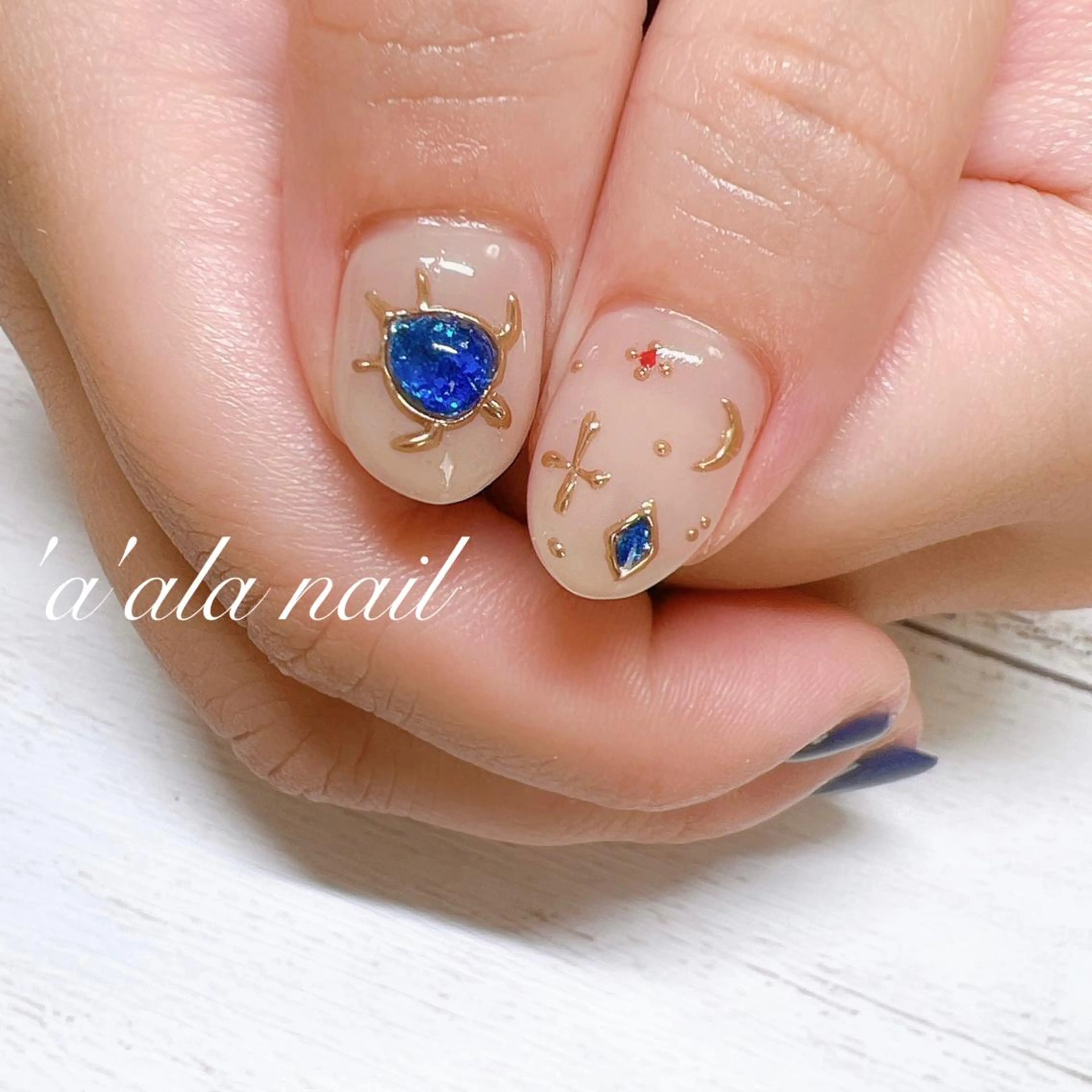 ネイル フットネイル 'a'ala nailのネイルデザイン