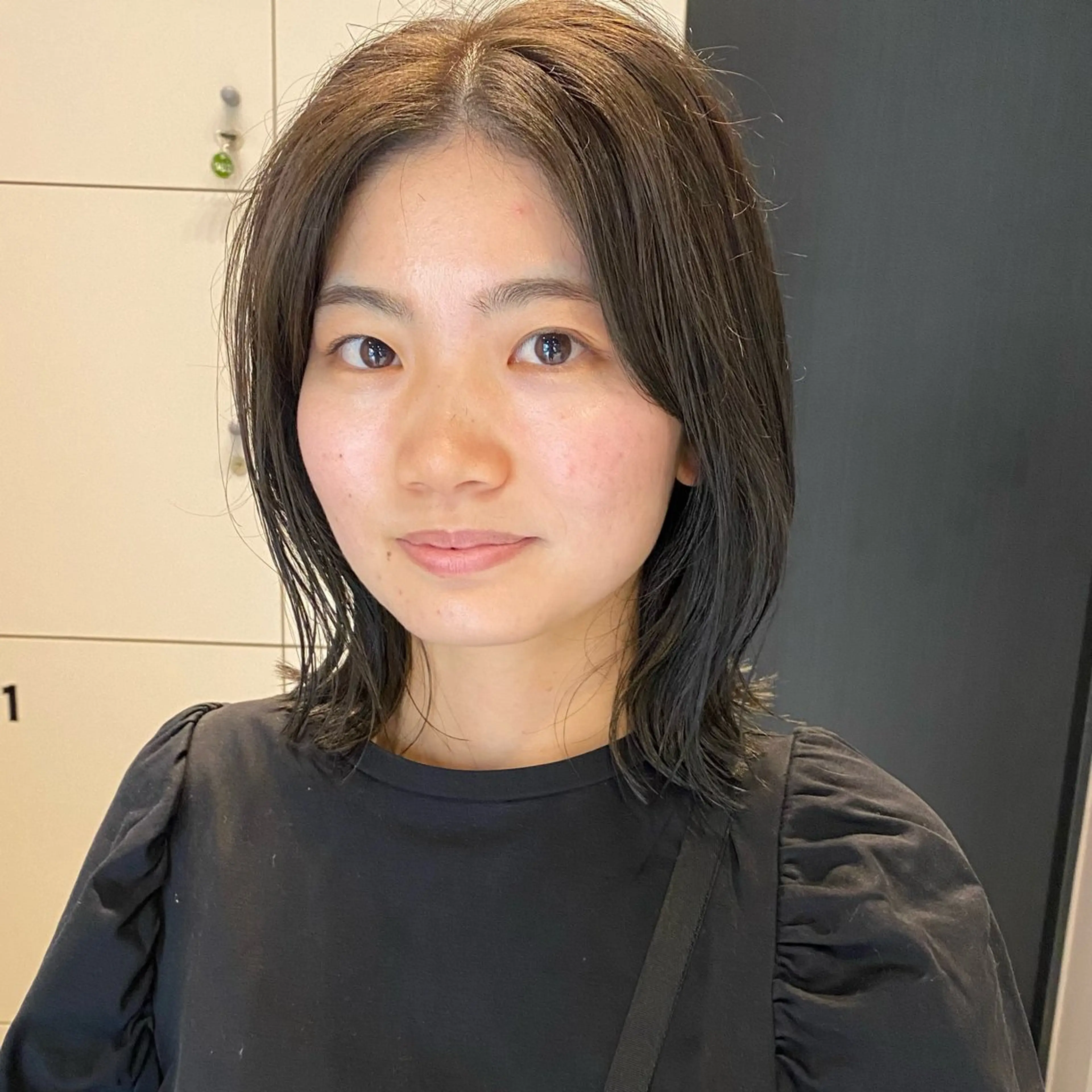 ミディアム ミディアムパーマ ハイライト 髪質改善 レイヤーカット ショート職人 美容師【KENTA】のヘアスタイル