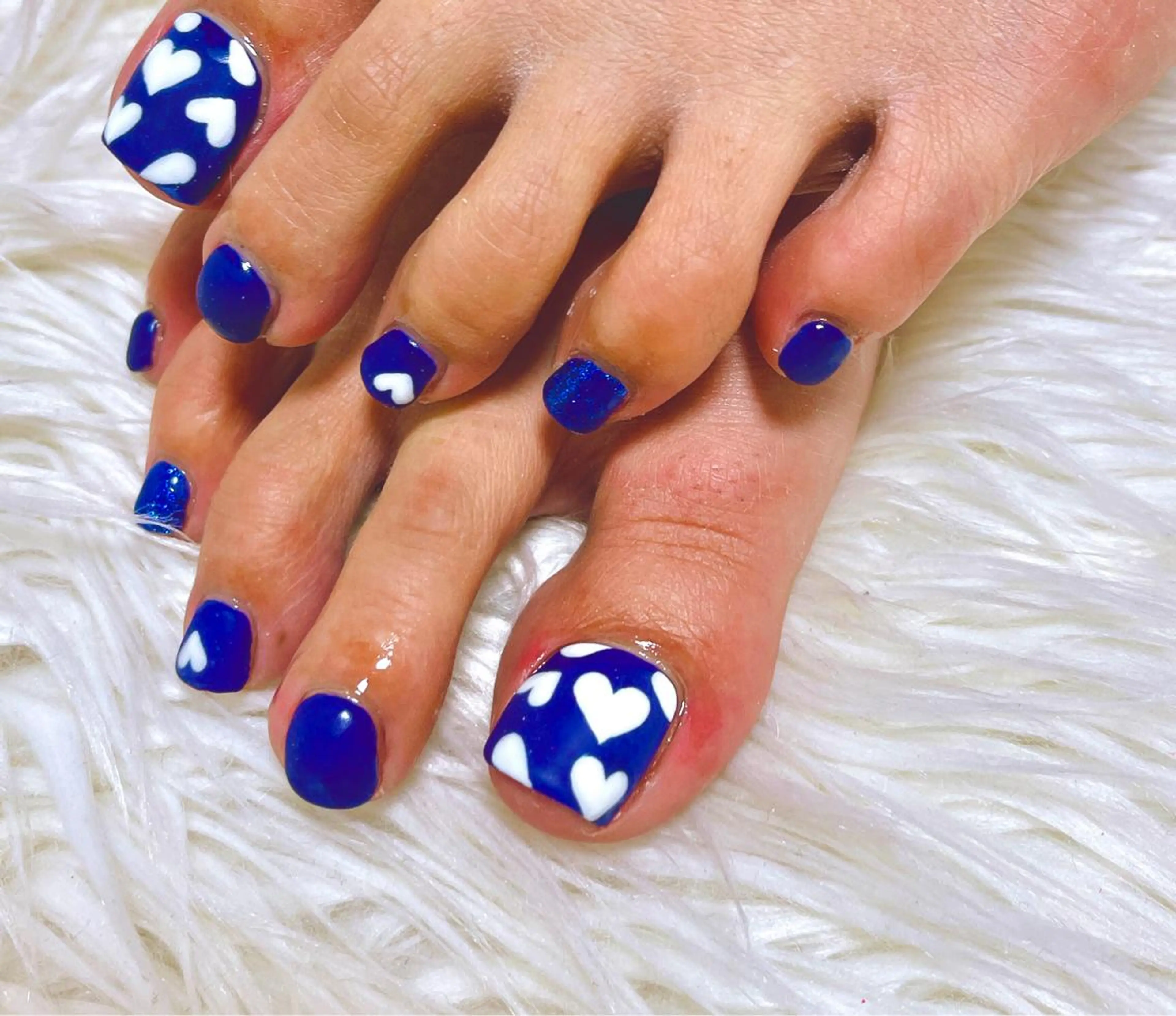 ネイル フットネイル 松田 由真のネイルデザイン