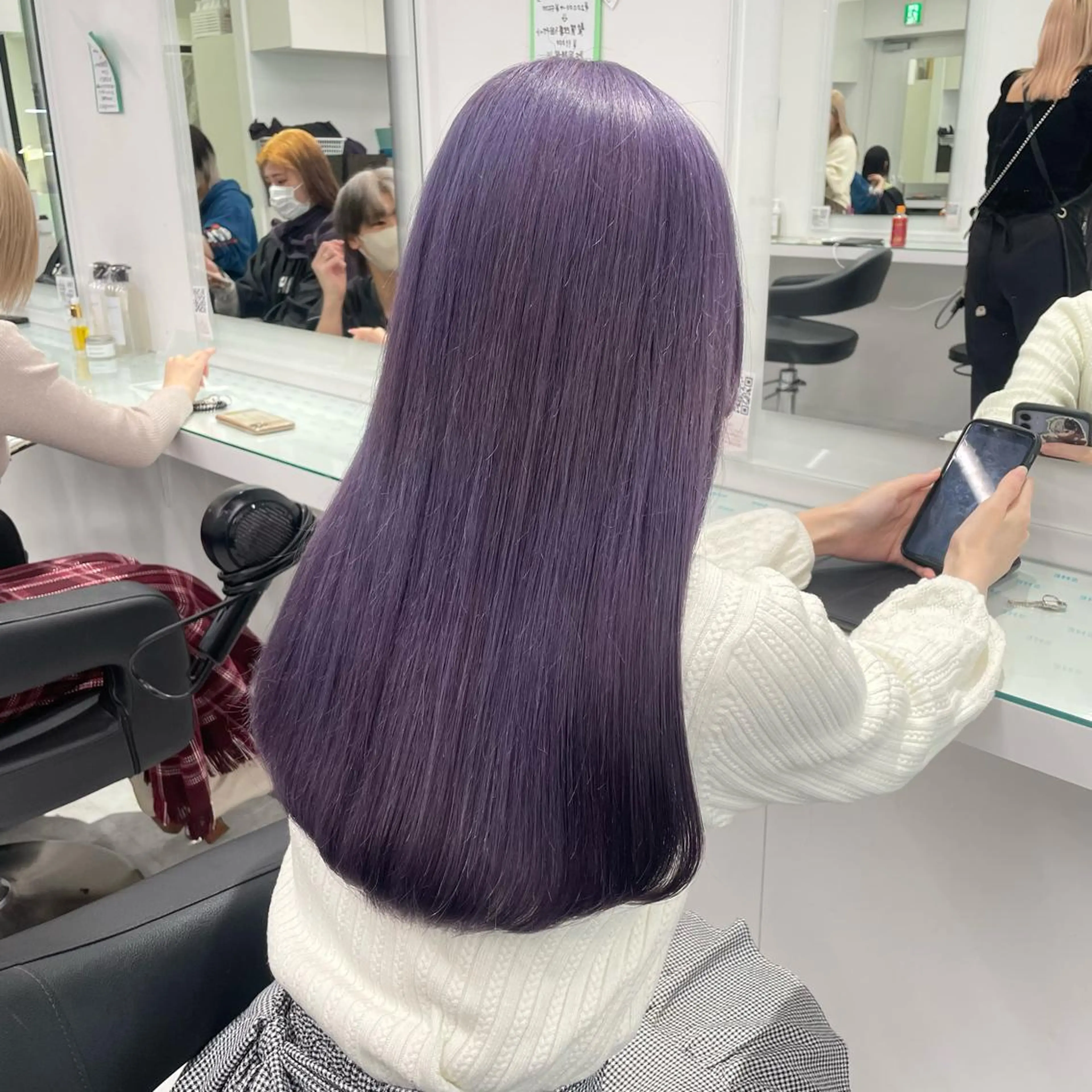 ロング カラー ヘアカラー トリートメント ヘッドスパ ヘアセット 暖色🩷透明感カラー ♡Maika♡のヘアスタイル