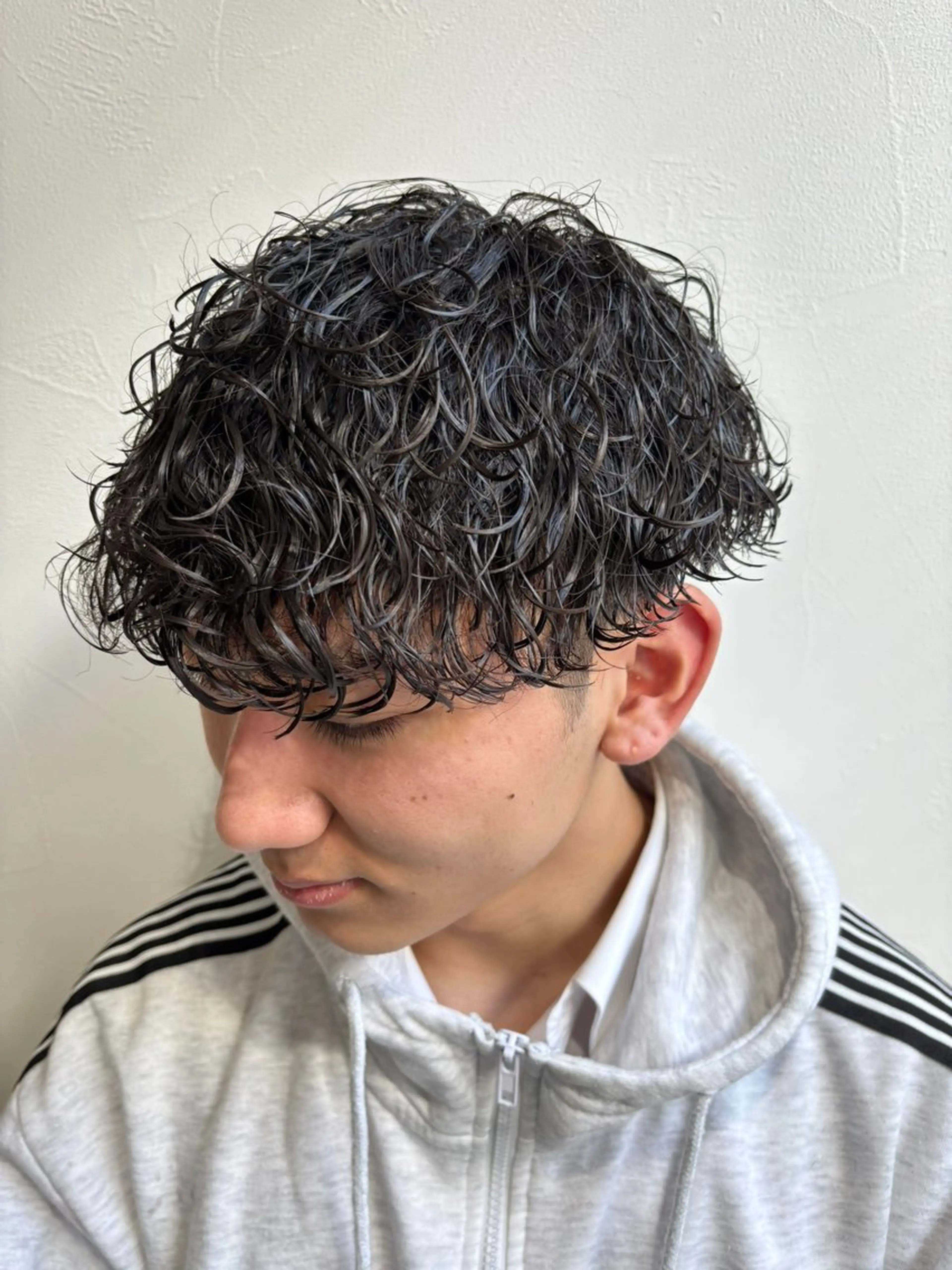 パーマ メンズ メンズパーマ ボブ/レイヤー /河内温太のヘアスタイル