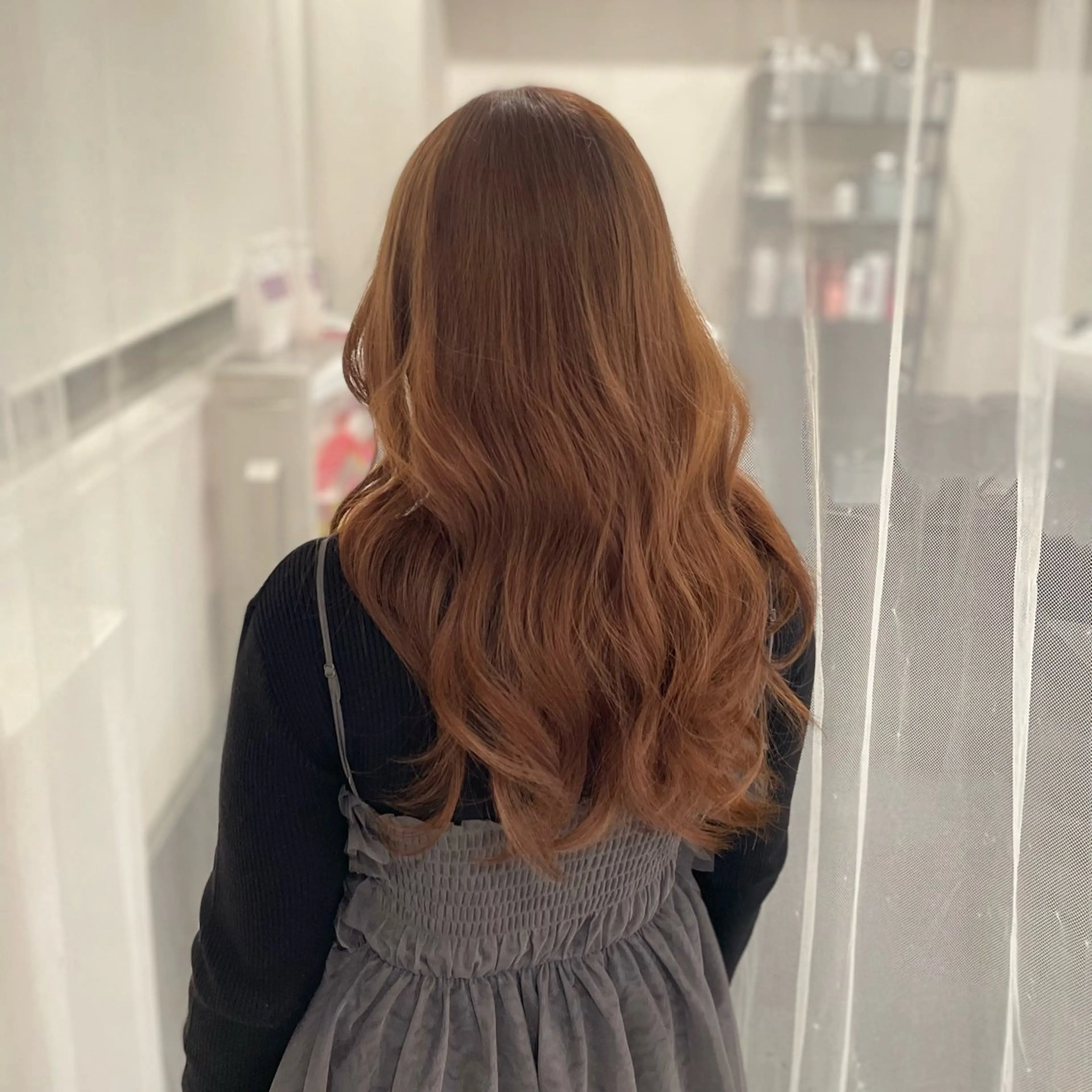 ロング カラー ヘアカラー トリートメント GaKu/ハイトーン /ブリーチ/レイヤーのヘアスタイル