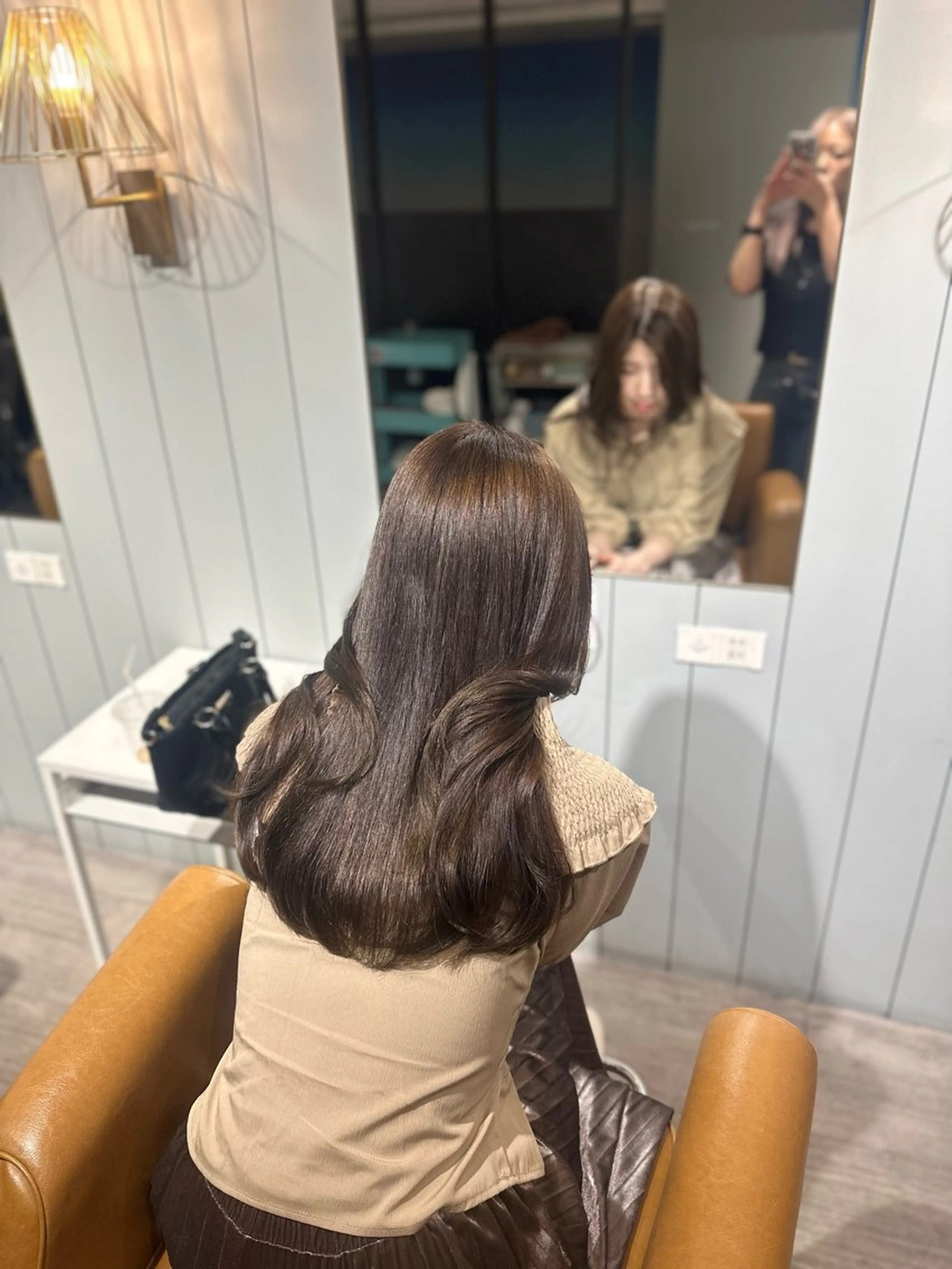 ロング カラー ブラウンカラー 韓国ヘア/髪質改善 /natsuki🧸のヘアスタイル