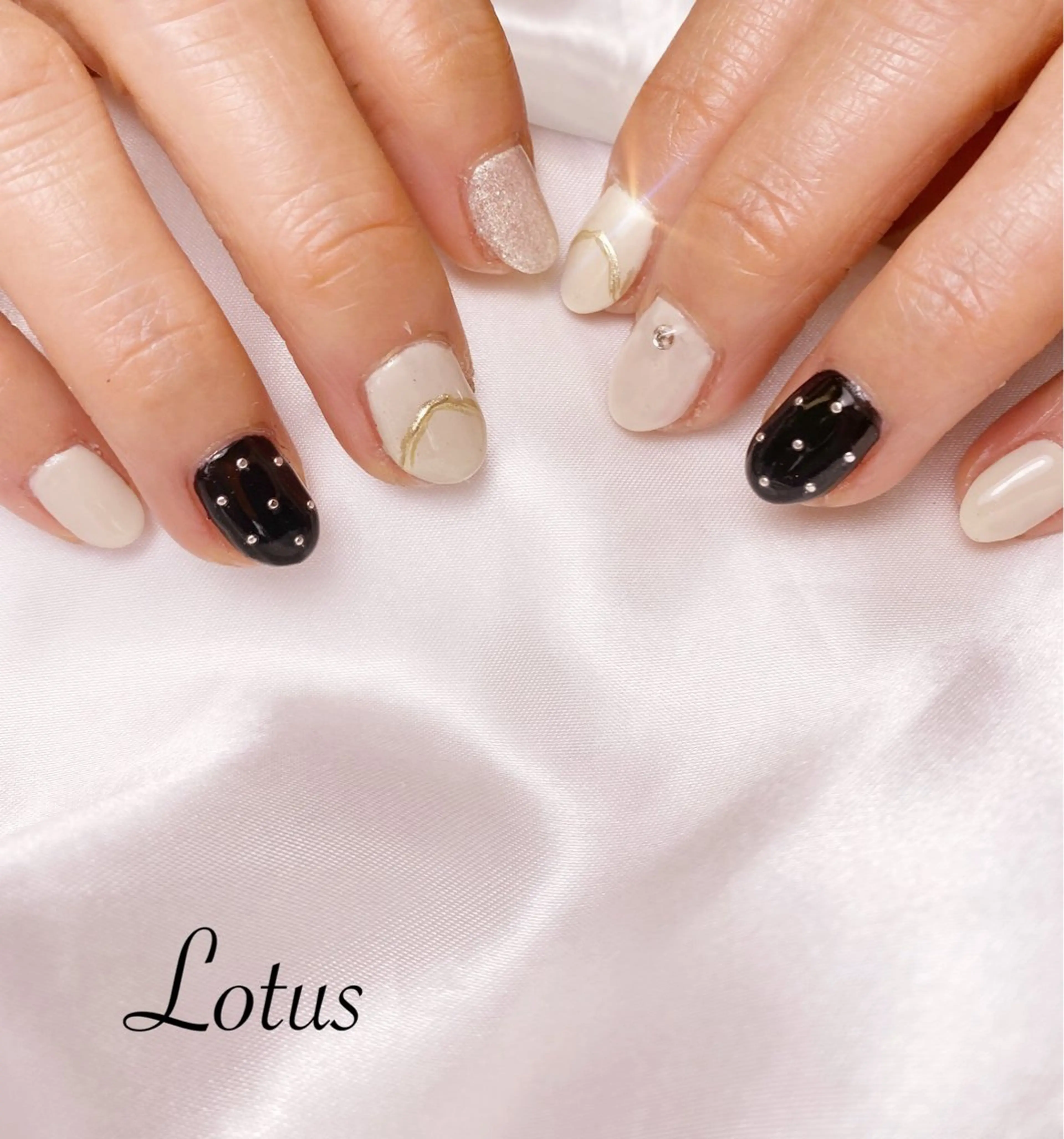 ネイル シンプルネイル ハンドネイル ネイル＆脱毛 Lotus🌸のネイルデザイン