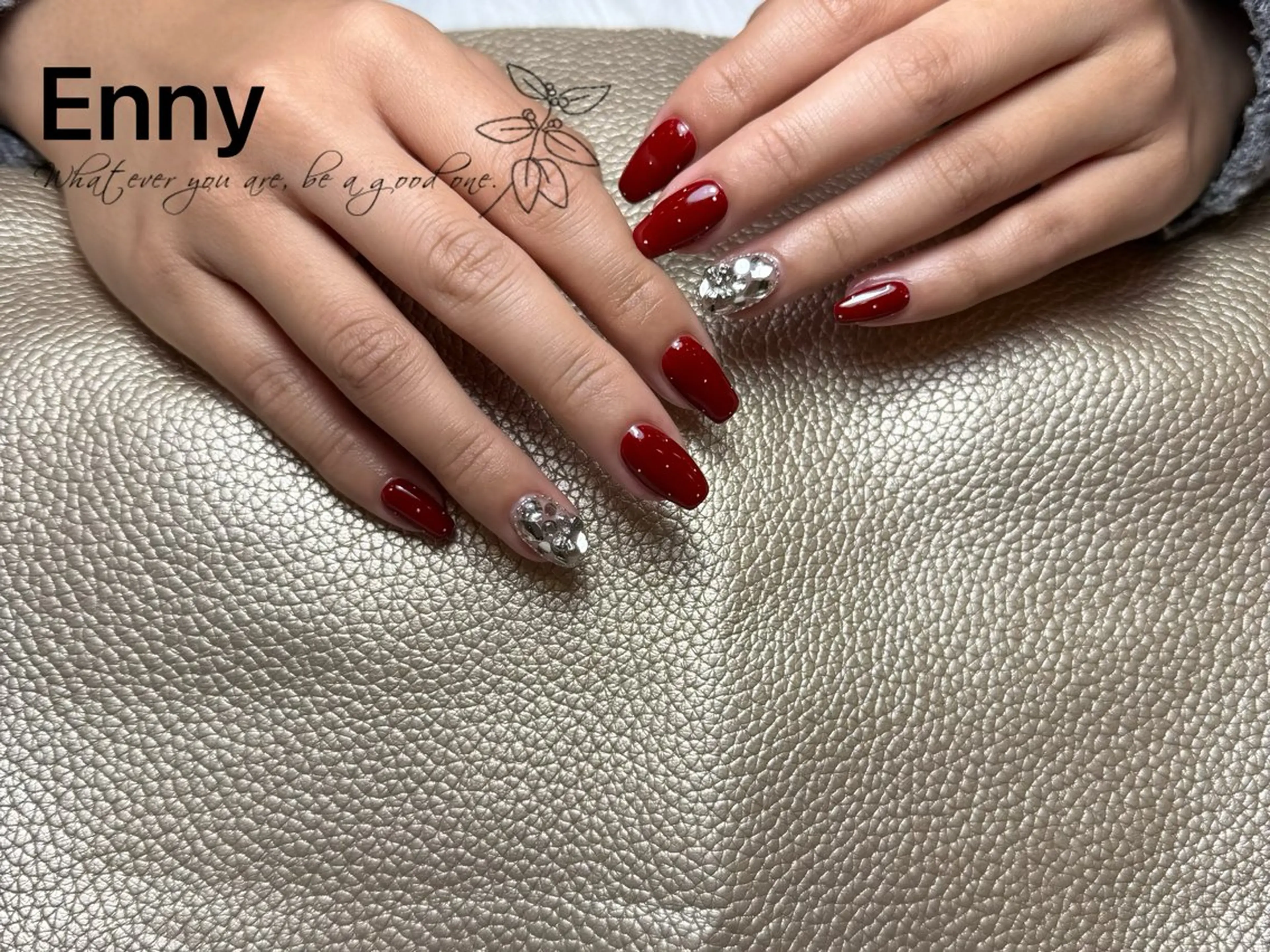 ネイル チークネイル フットネイル フレンチネイル ジェルネイル ガラスフレンチ ハンドネイル エニ Andyのネイルデザイン