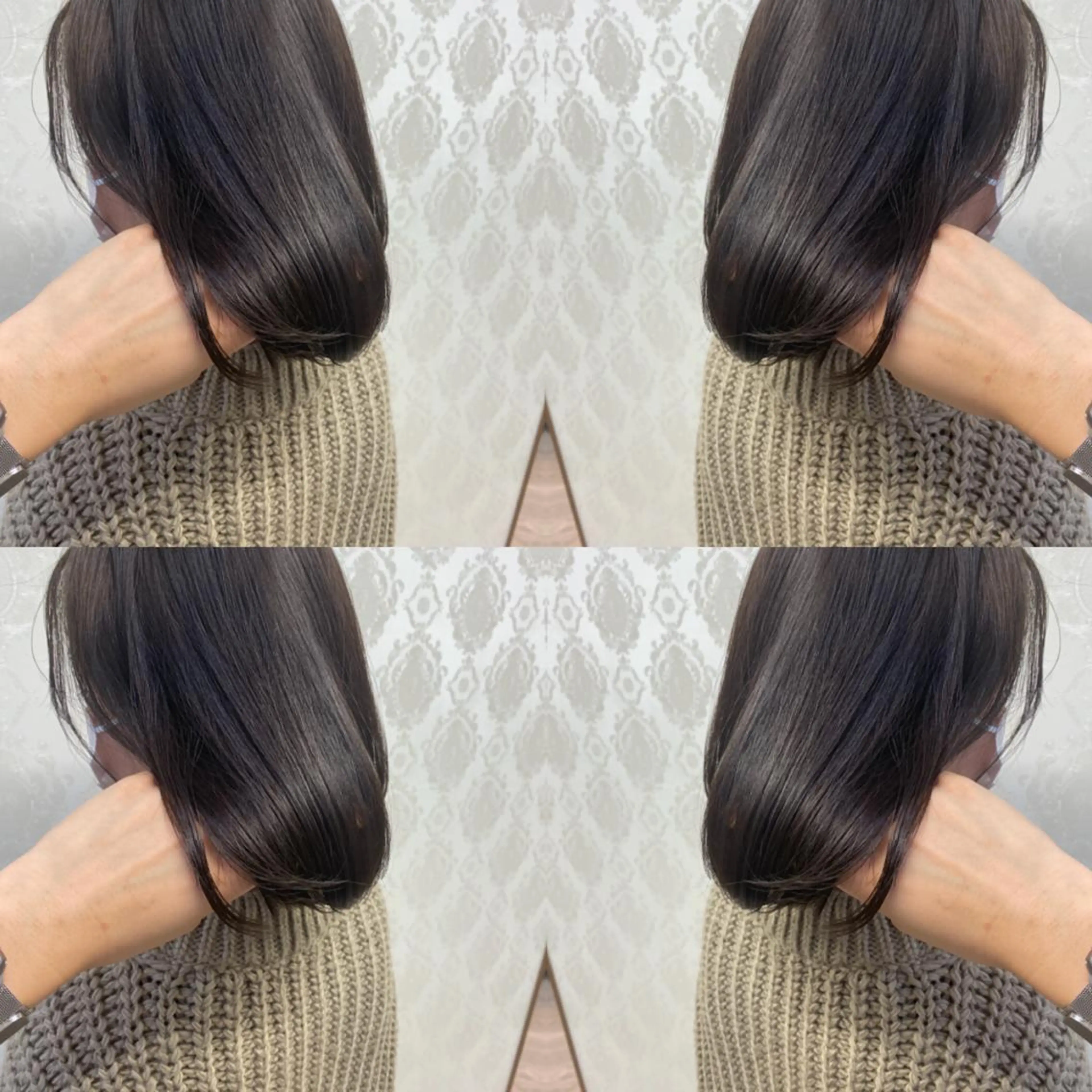 ミディアム ショートボブ ボブ 髪質改善 トリートメント ココロ☀️ CLUTCH天王寺店のヘアスタイル