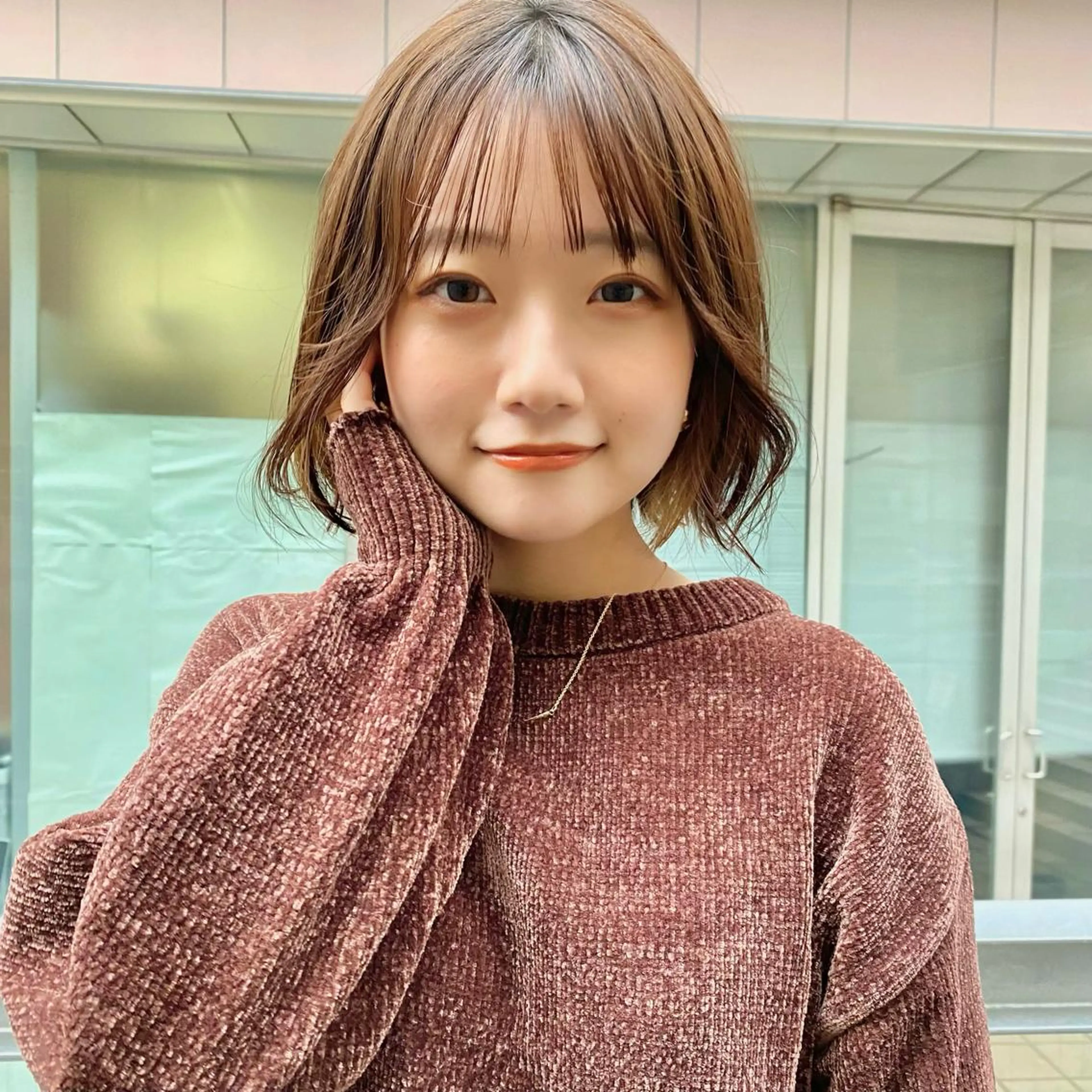 ショート カラー ショートボブ インナーカラー ボブ 韓国風ヘア ショートヘア カット ヘアカラー トリートメント ボブ/縮毛矯正/ レイヤー/塚田のヘアスタイル