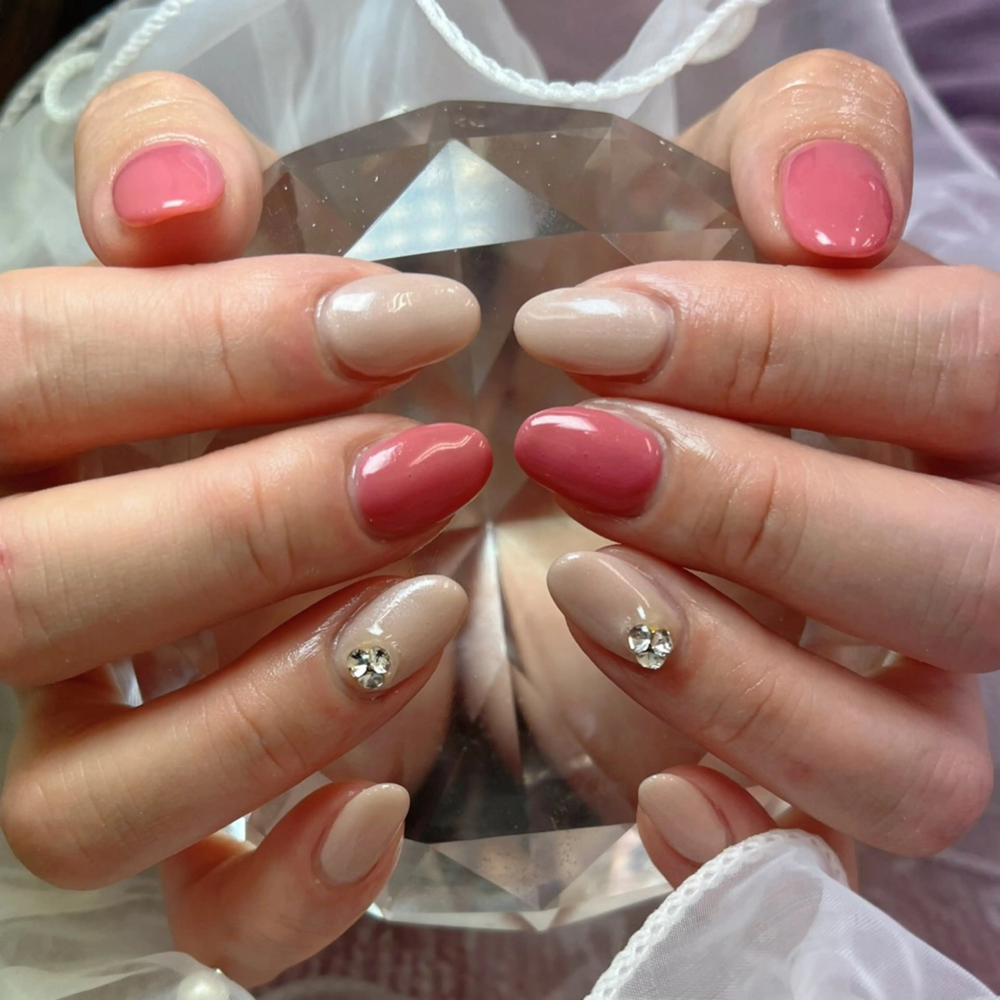 ネイル ストーンネイル ブルーデイジー栄本店所属・BlueDaisy 栄本店のネイルデザイン