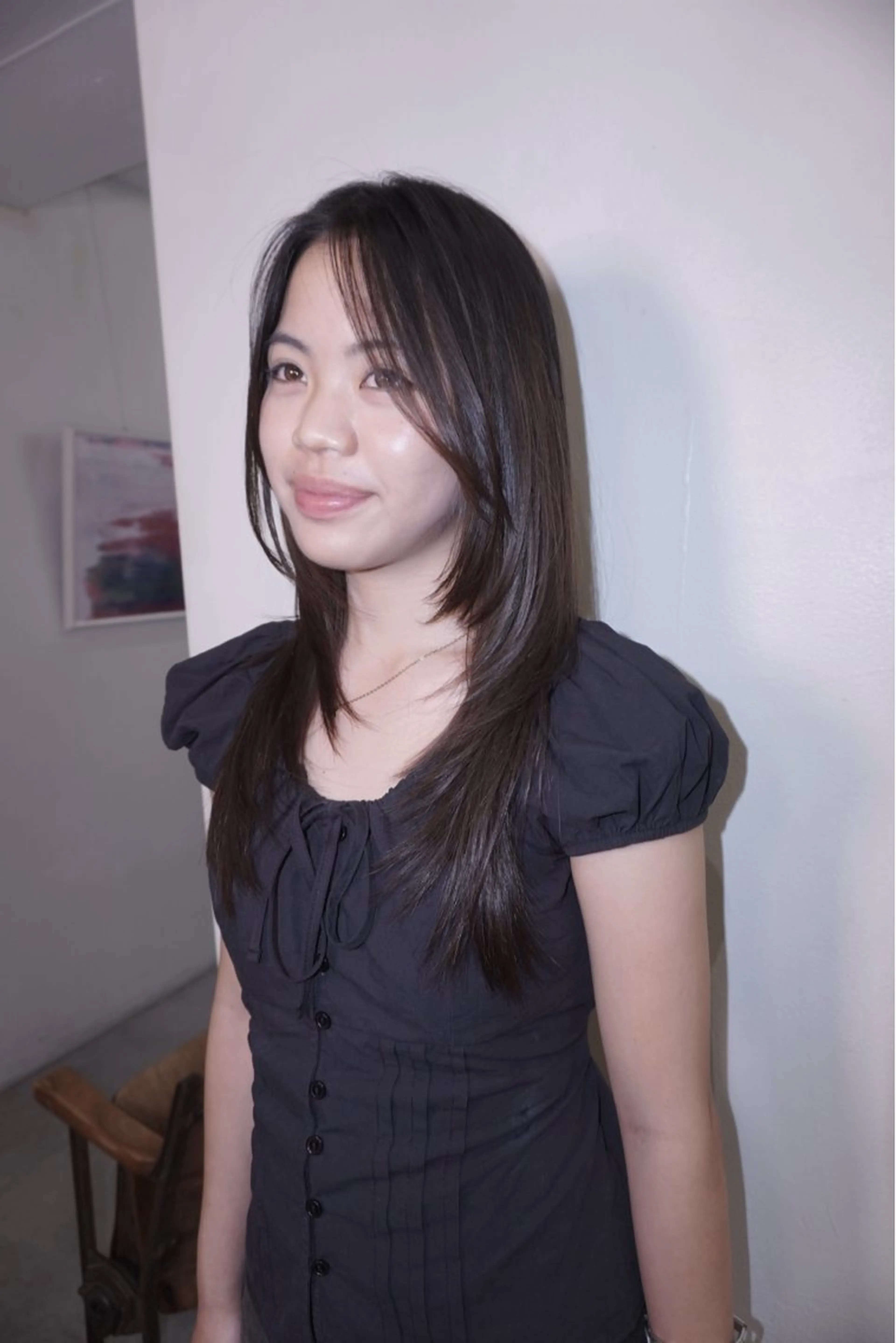 セミロング レイヤーカット/ 管原久遠のヘアスタイル