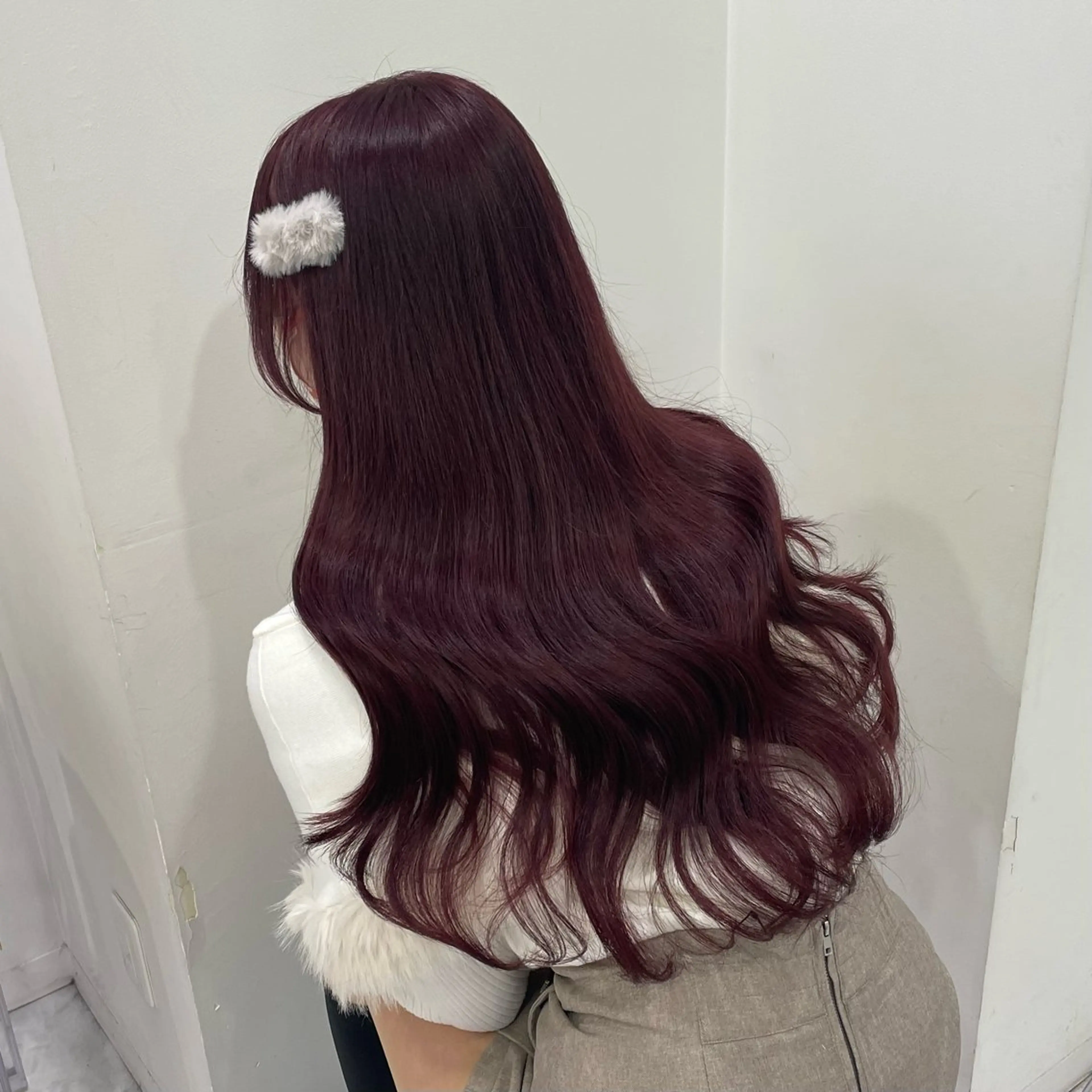 ロング カラー ヘアカラー トリートメント ヘアセット 中韓レイヤー/ ブラウン🤎はやとのヘアスタイル