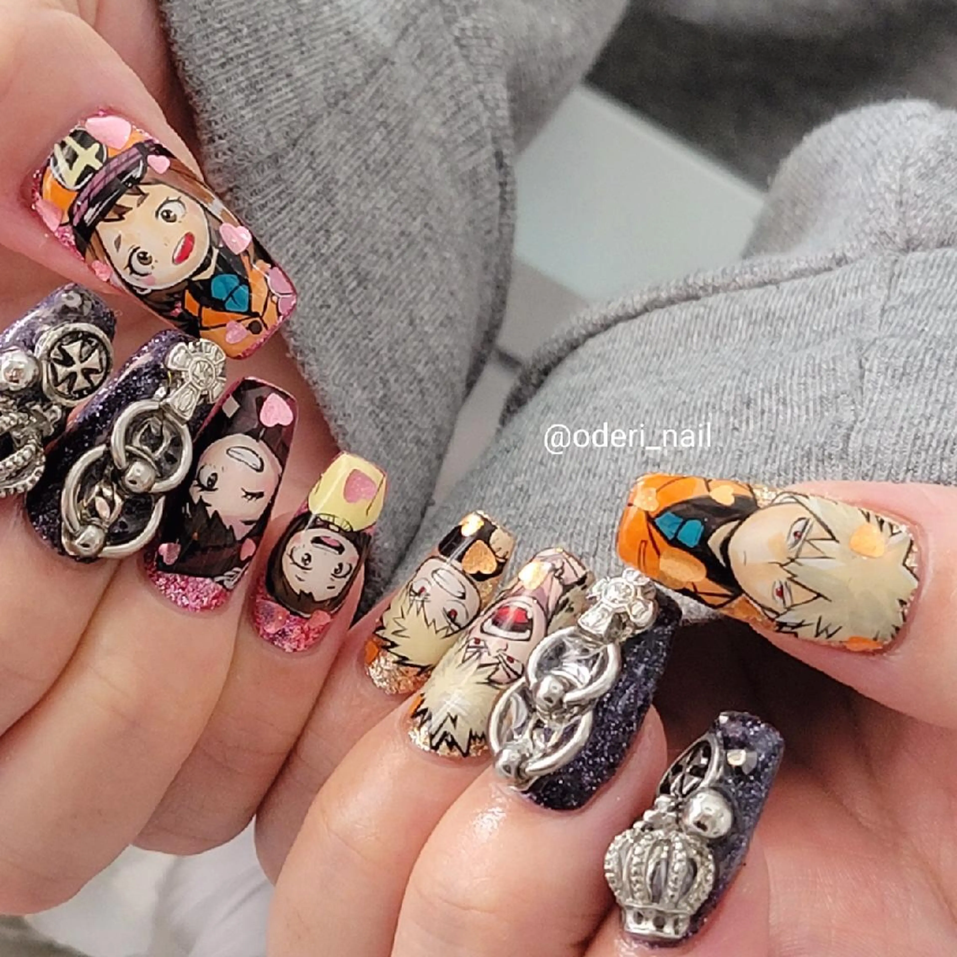 ネイル アートネイル ジェルネイル おで@ oderi_nailのネイルデザイン