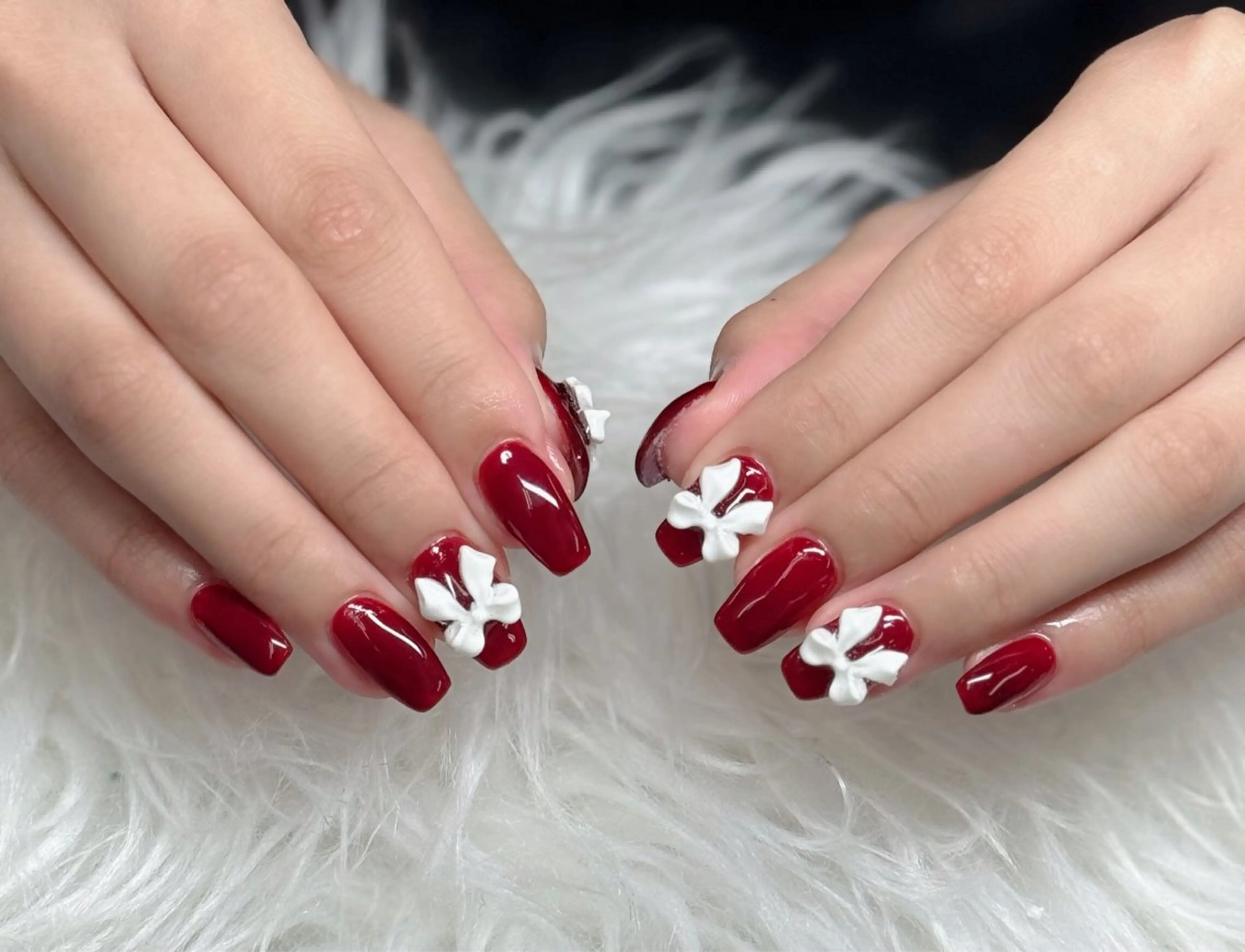 ネイル ジェルネイル 韓国ネイル マグネットネイル ネイルチップ 冬ネイル Lenie Nail Salonのネイルデザイン