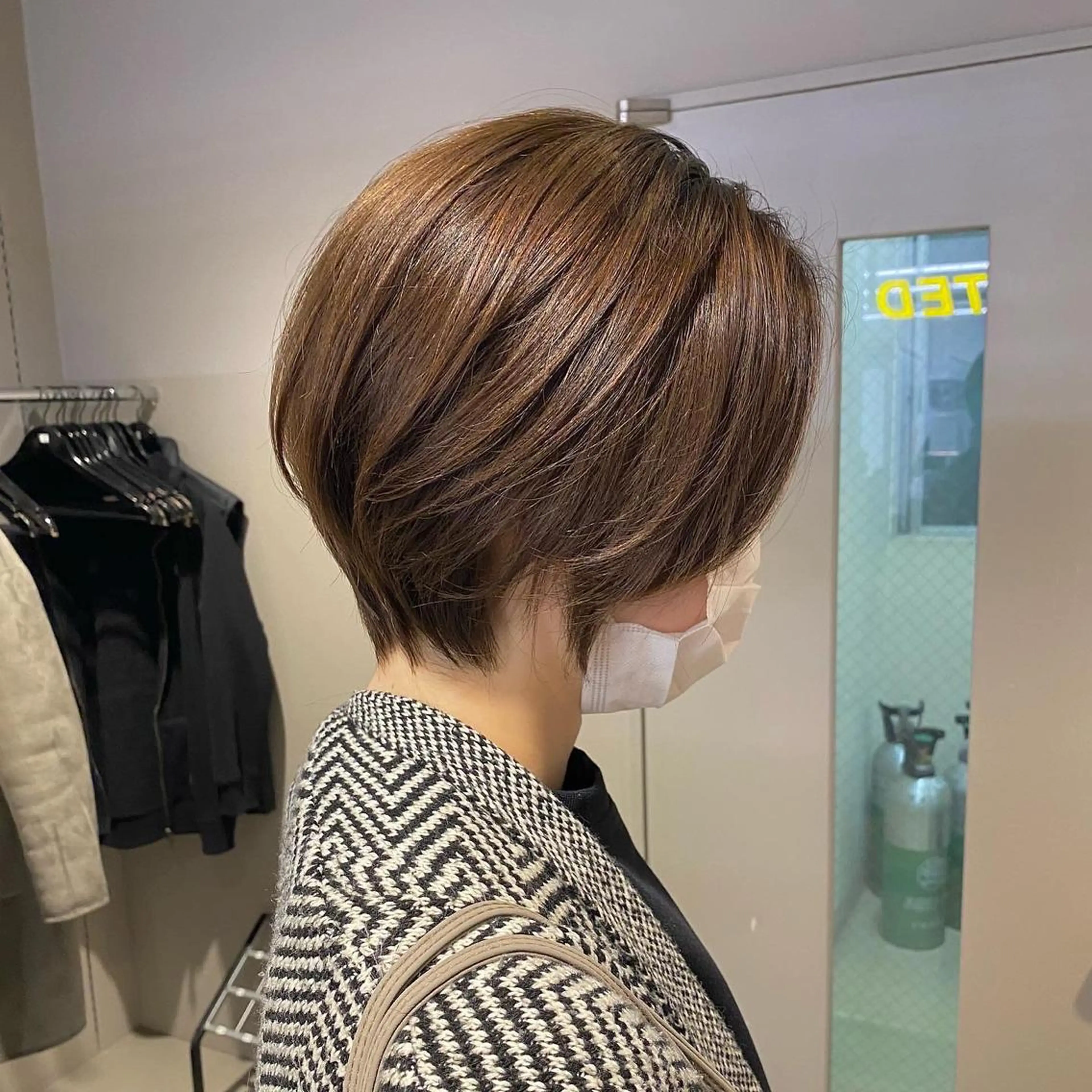 ショート カラー ヘアアレンジ 【赤み消しカラー】 中野浩太のヘアスタイル