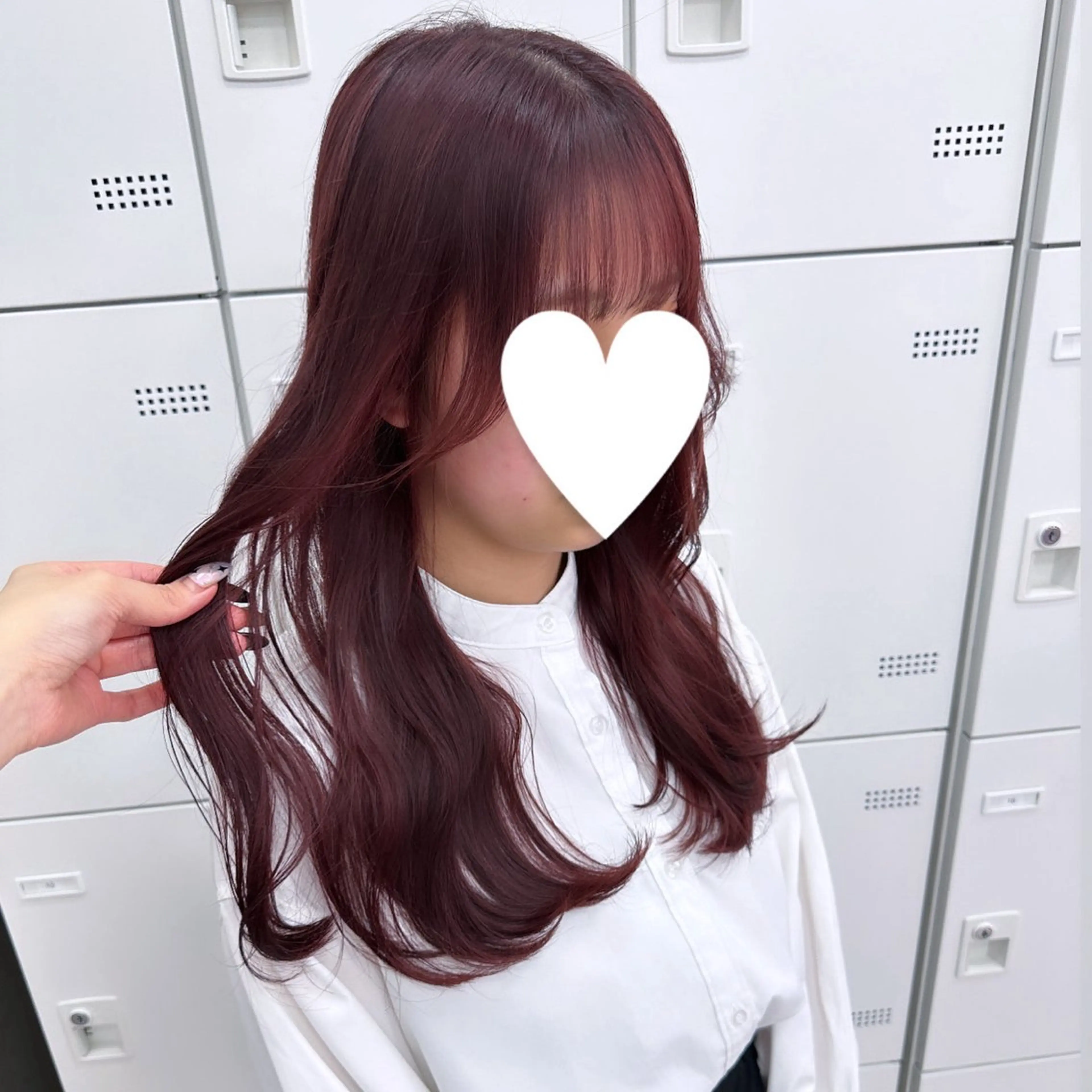 ロング カラー パーマ ヘアアレンジ メンズ キッズ ♥️韓国ヘア レイヤー♥️ゆりのヘアスタイル