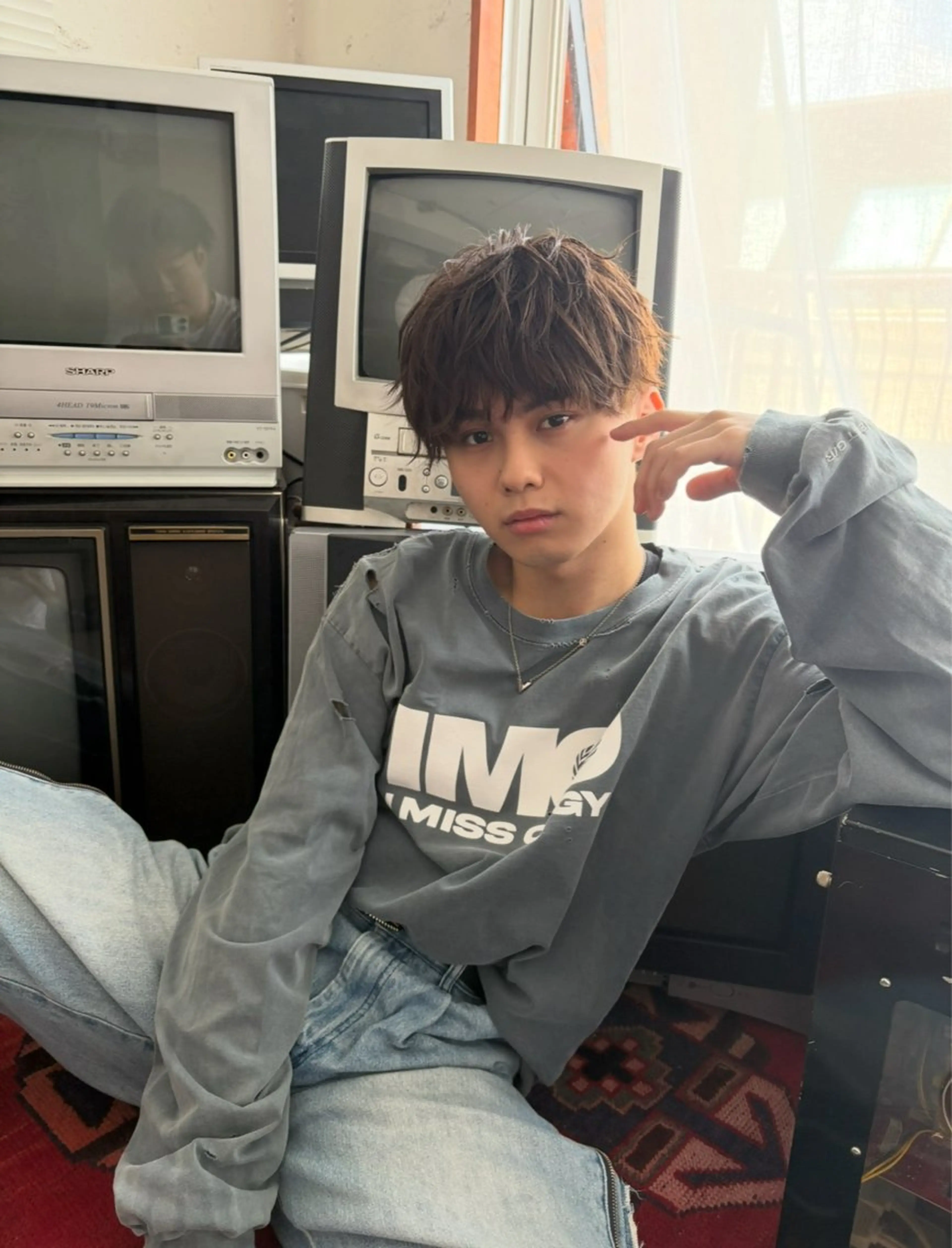 👑王道カット👑➕シャンプー➕眉カットの写真