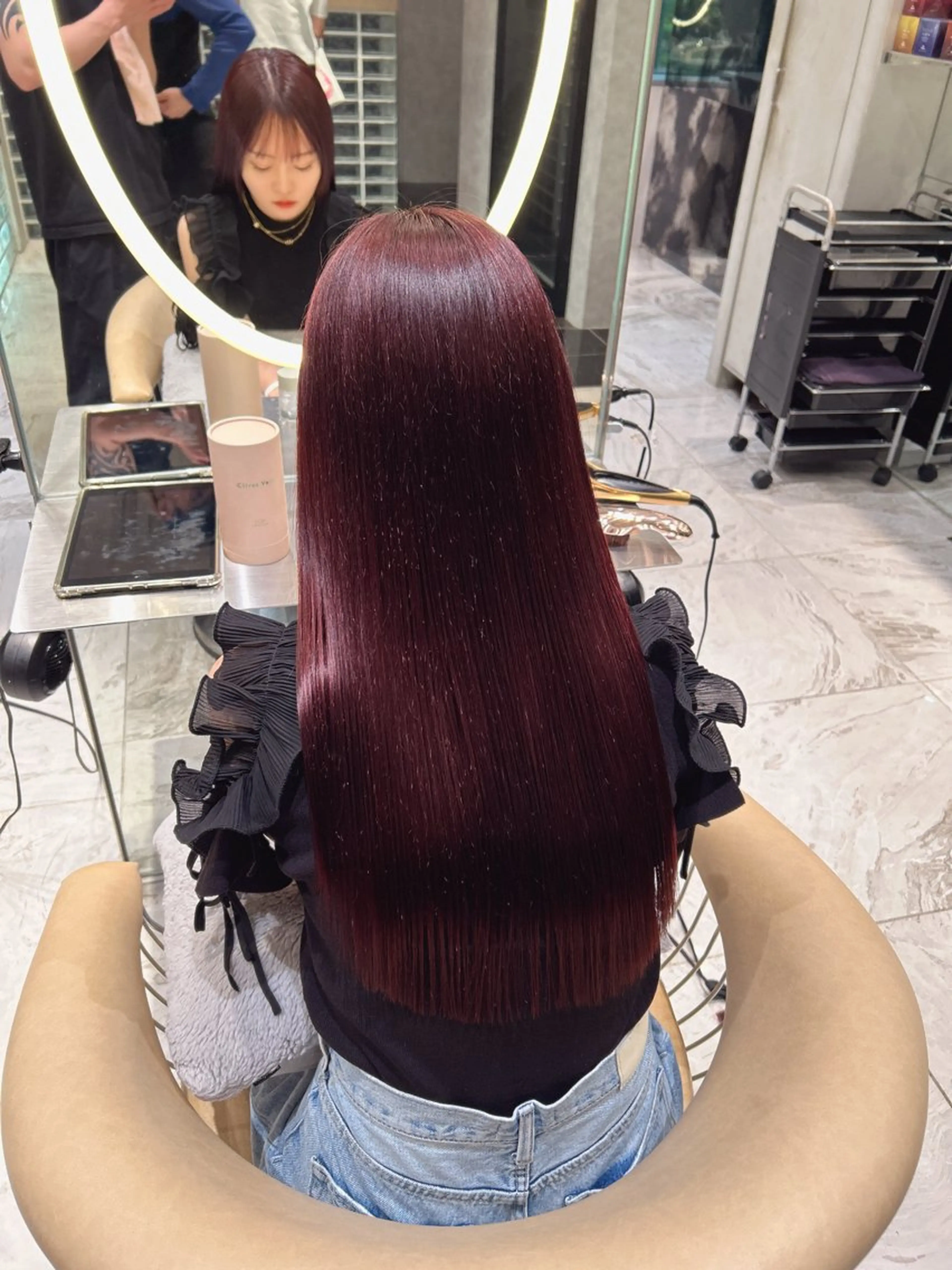 ロング ヘアカラー 🥇KEN /レイヤー/カラーのヘアスタイル