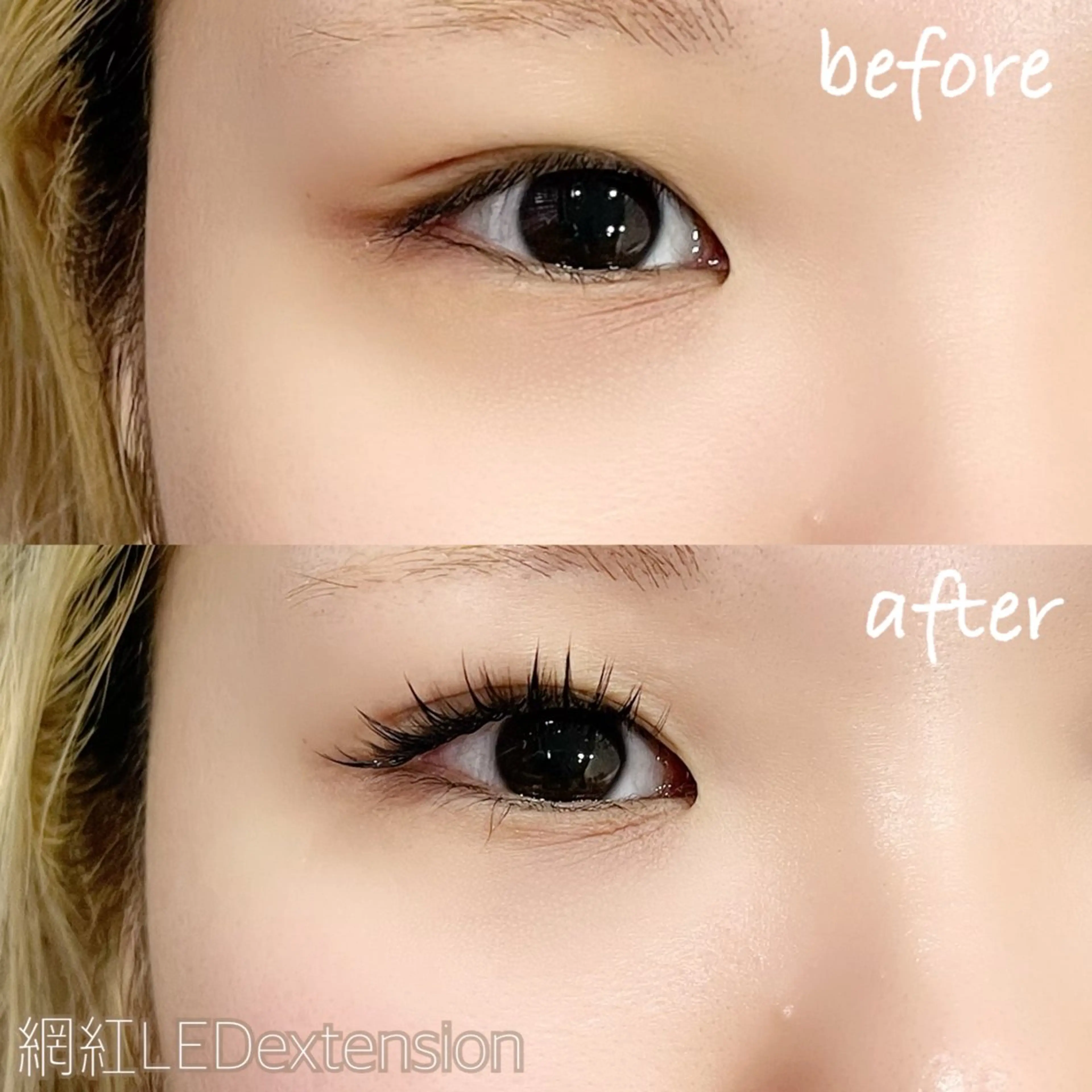 マツエク・マツパ ナチュラル ワンホンマツエク EYE405 fukuyamaのマツエク・マツパデザイン