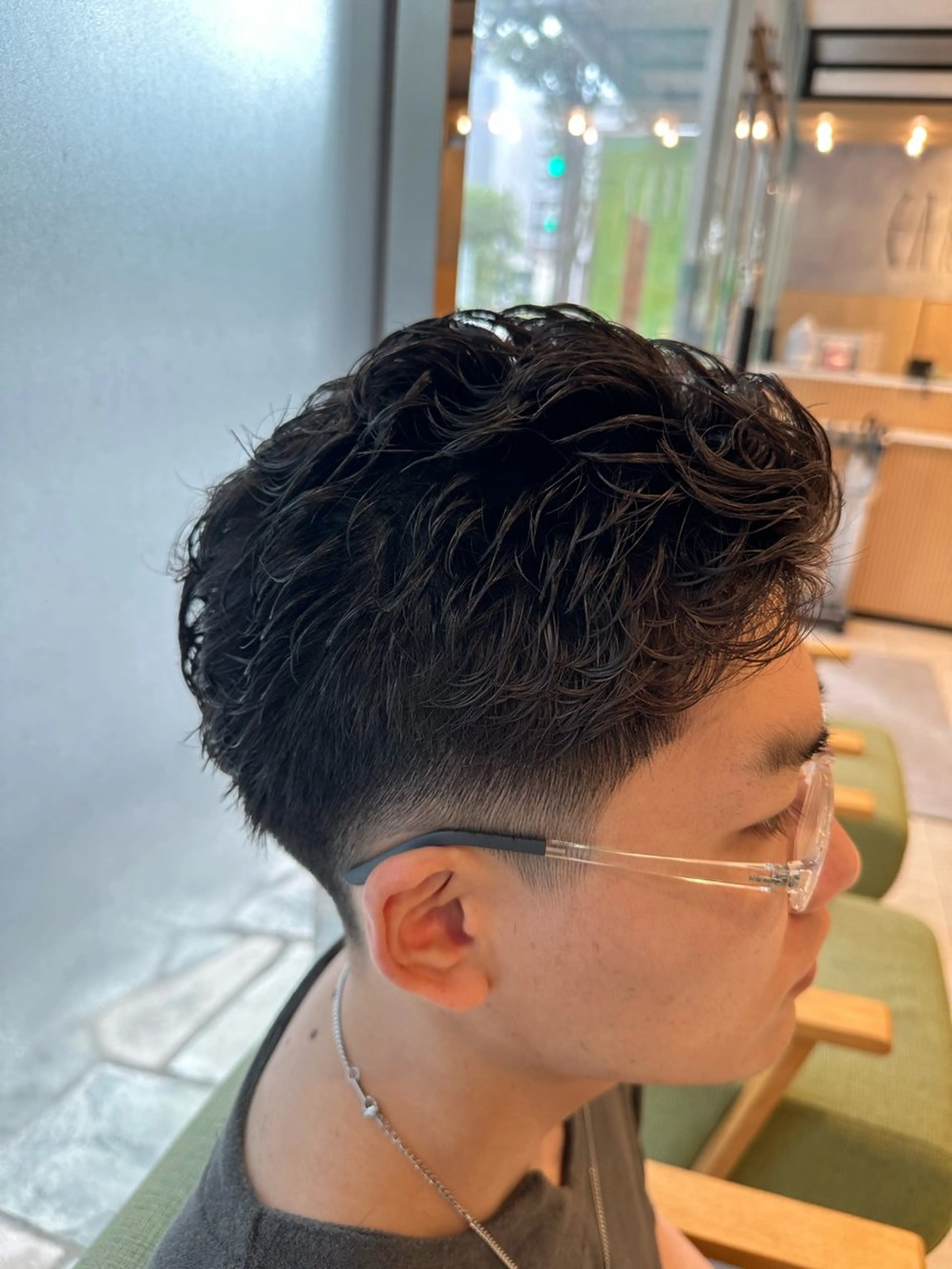 パーマ メンズ 市川透明感カラー &パーマ美容師Kaiのヘアスタイル