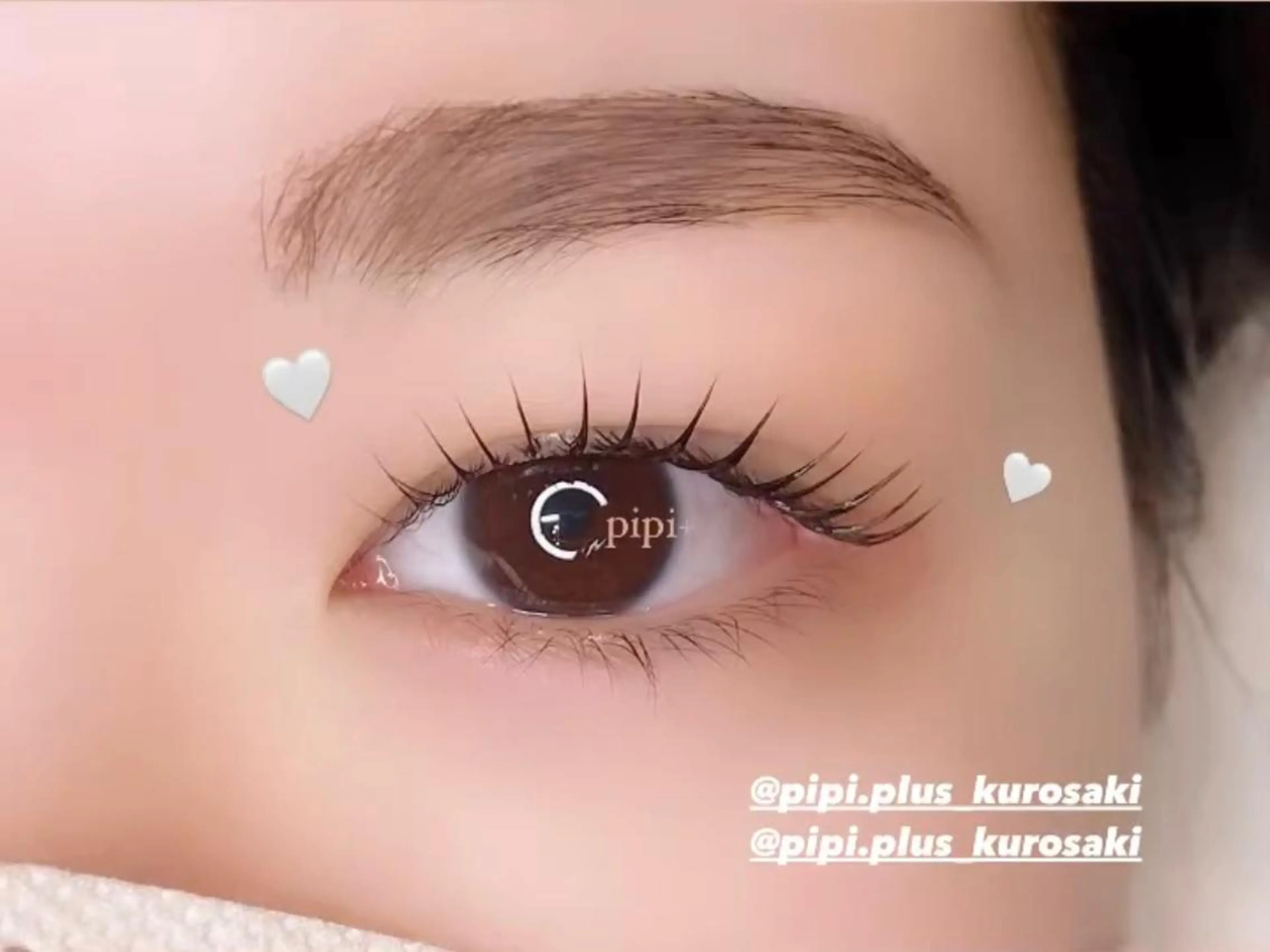 マツエク・マツパ パリジェンヌラッシュリフト マツパ ponopipi 小倉店のマツエク・マツパデザイン