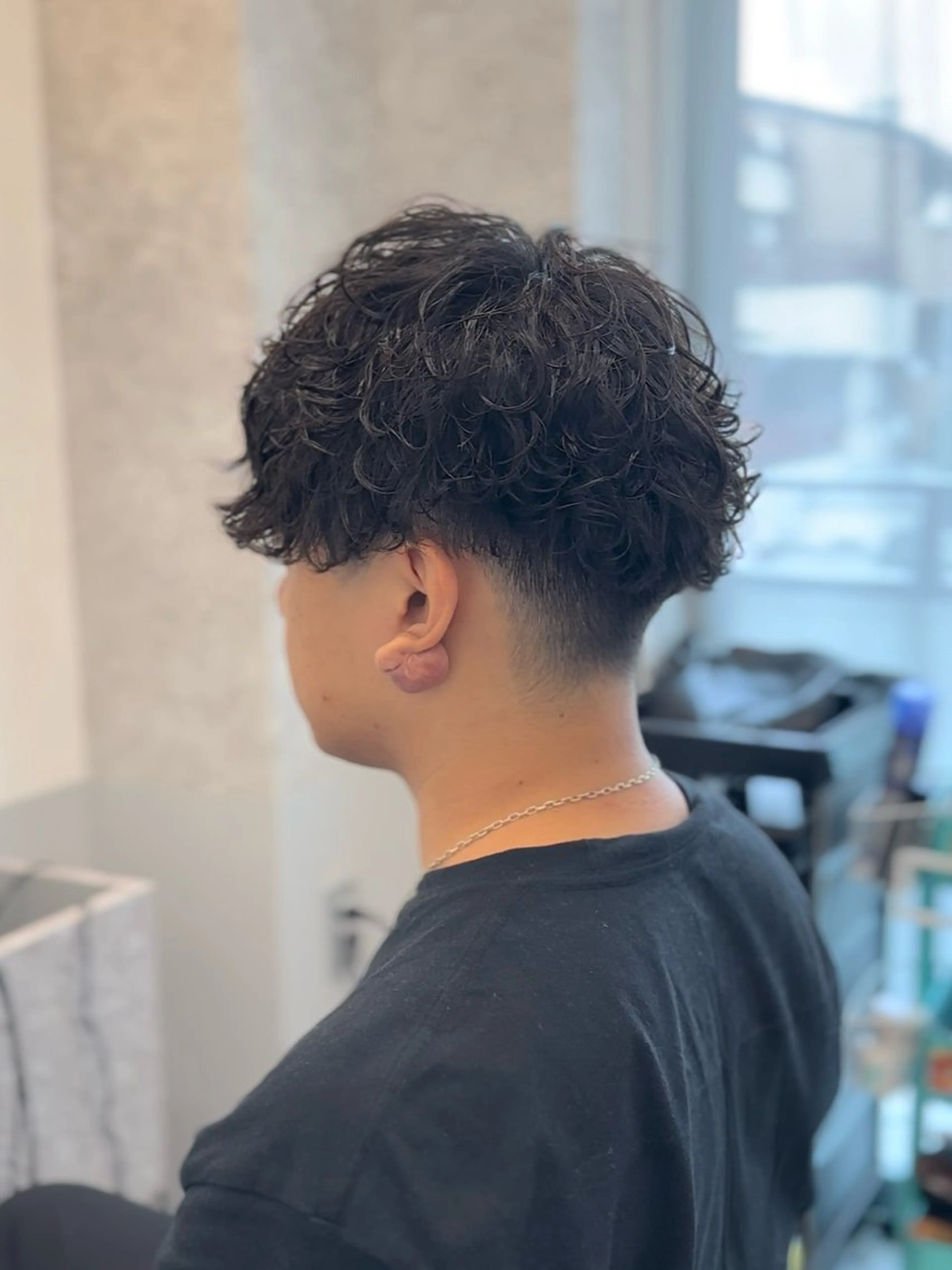 ショート パーマ メンズ カット パーマ トリートメント ヘッドスパ 【tocca茨木】 MOMOKAのヘアスタイル