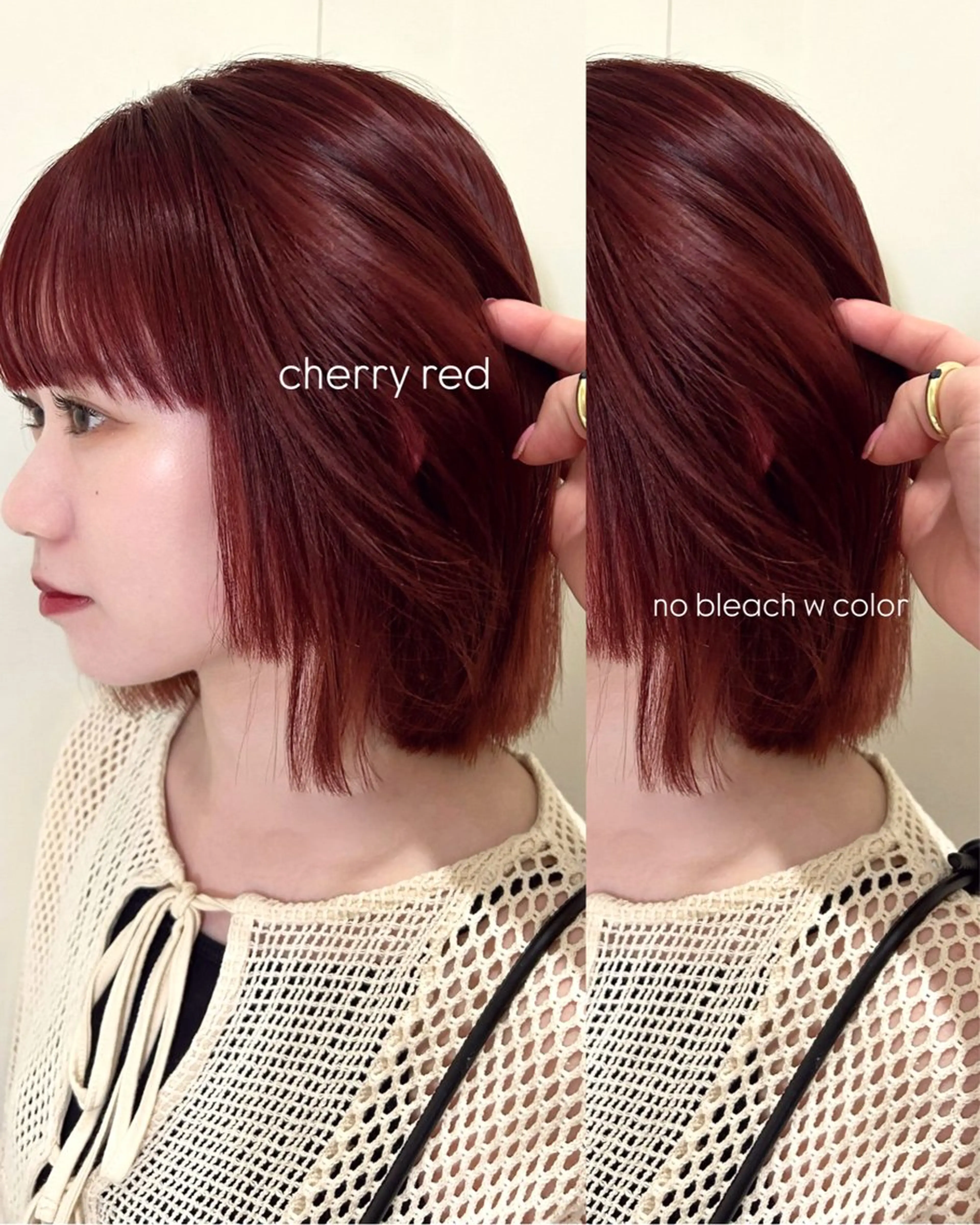 ショート カラー ヘアカラー トリートメント 松本優香/ボブ/ダ ブルカラー/髪質改善のヘアスタイル