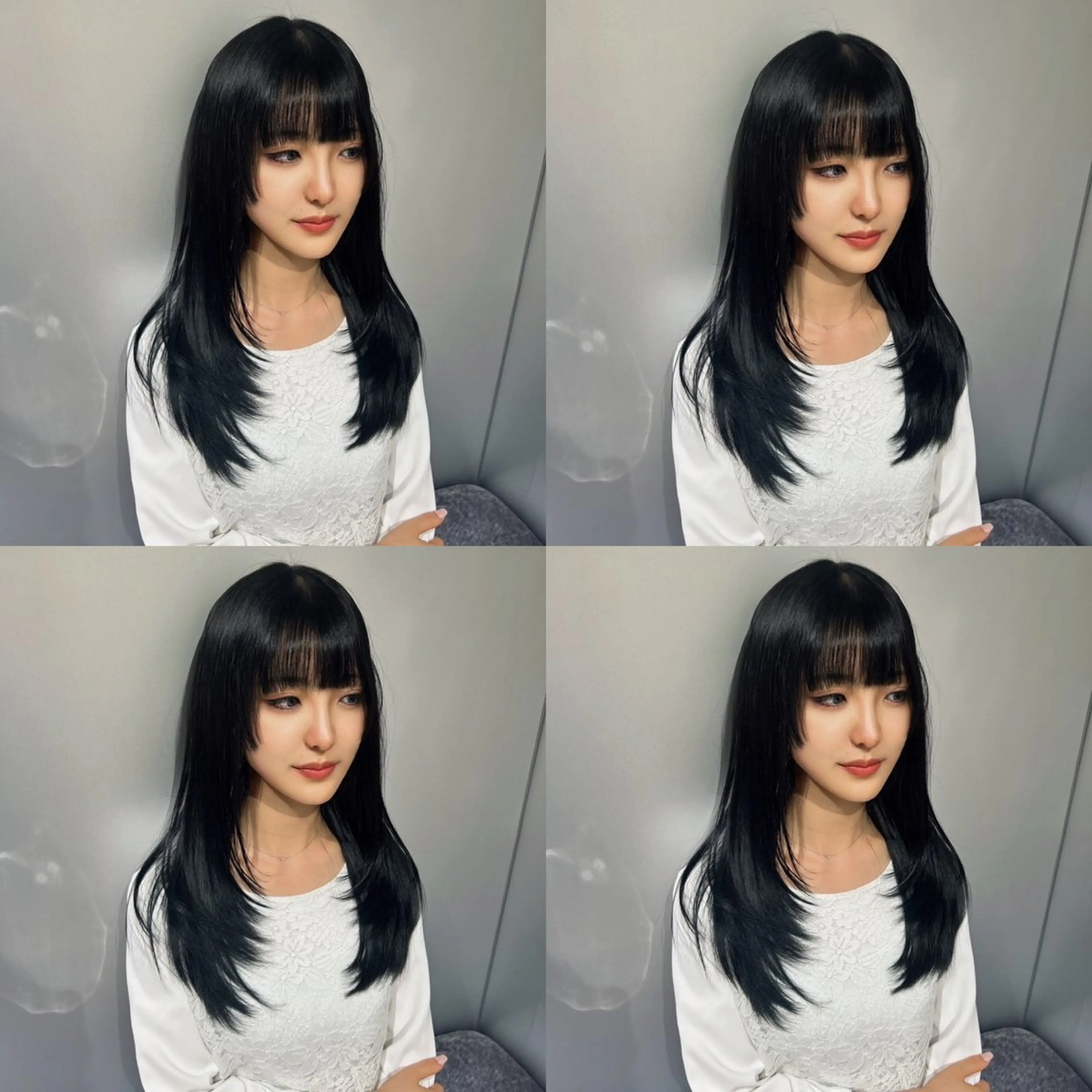 ロング カラー レイヤーカット/ 縮毛矯正🇰🇷早坂のヘアスタイル