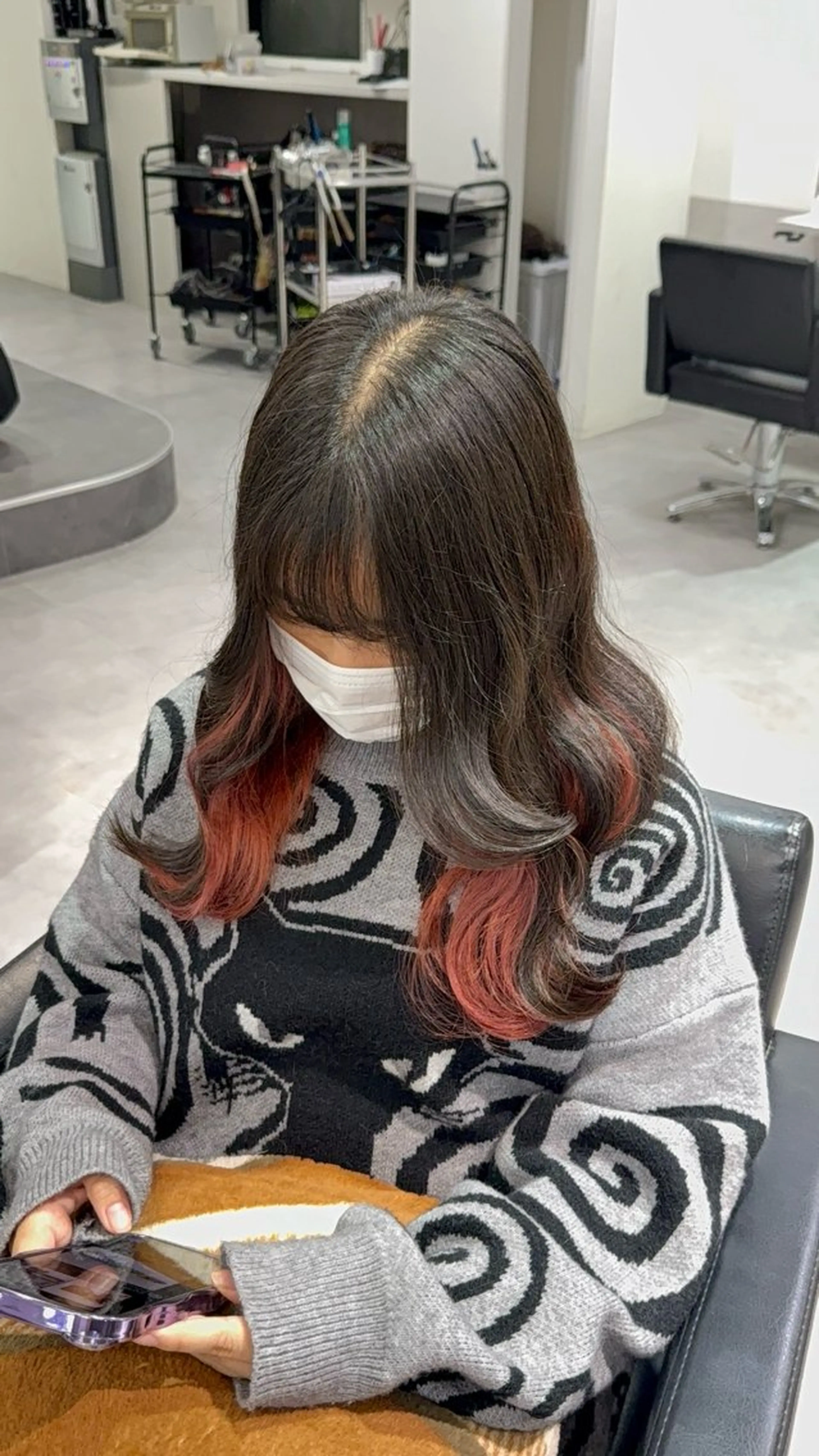 カラー ヘアカラー ciera. アオイ 🦢✯のヘアスタイル