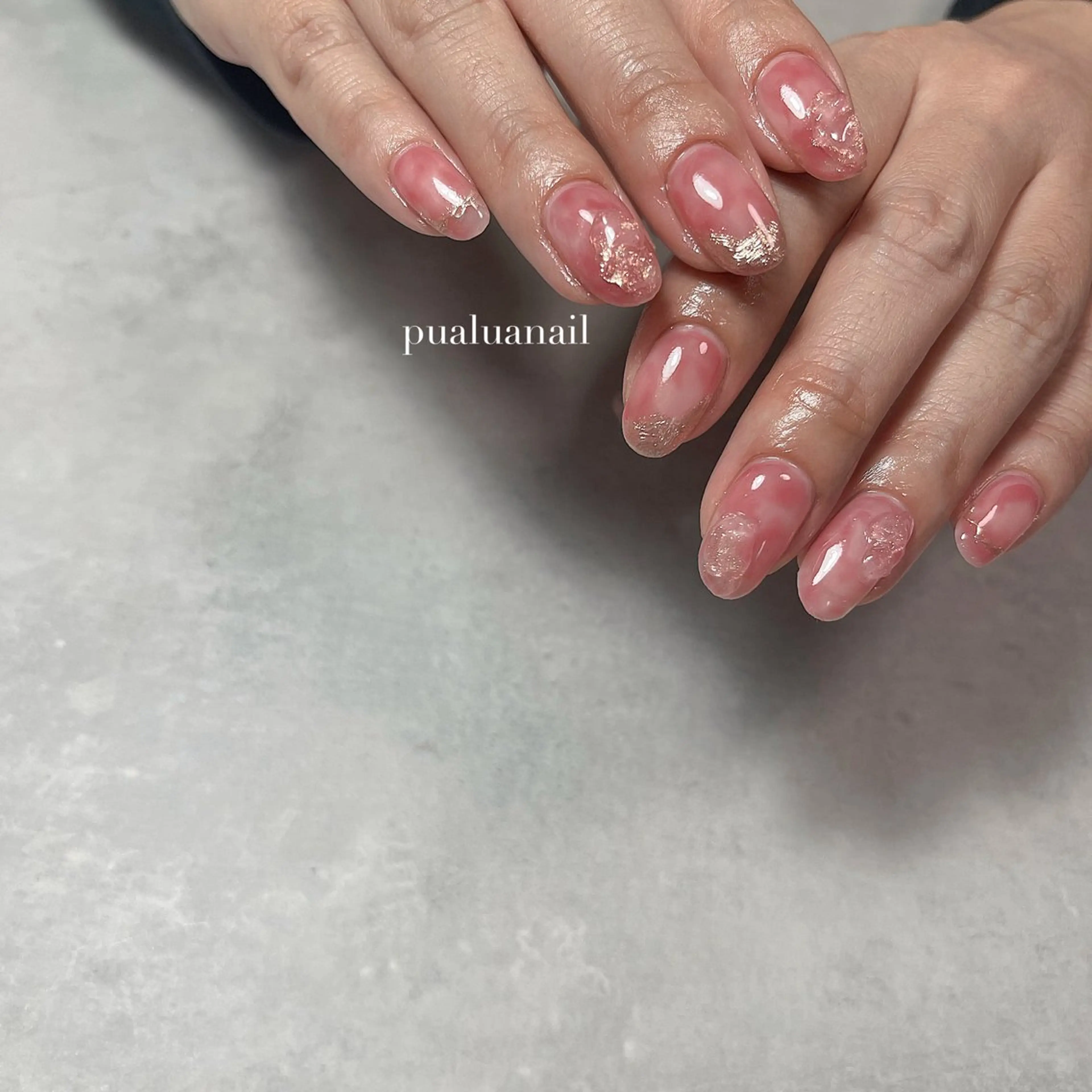 ネイル ニュアンスネイル ハンドネイル pualua miharuのネイルデザイン