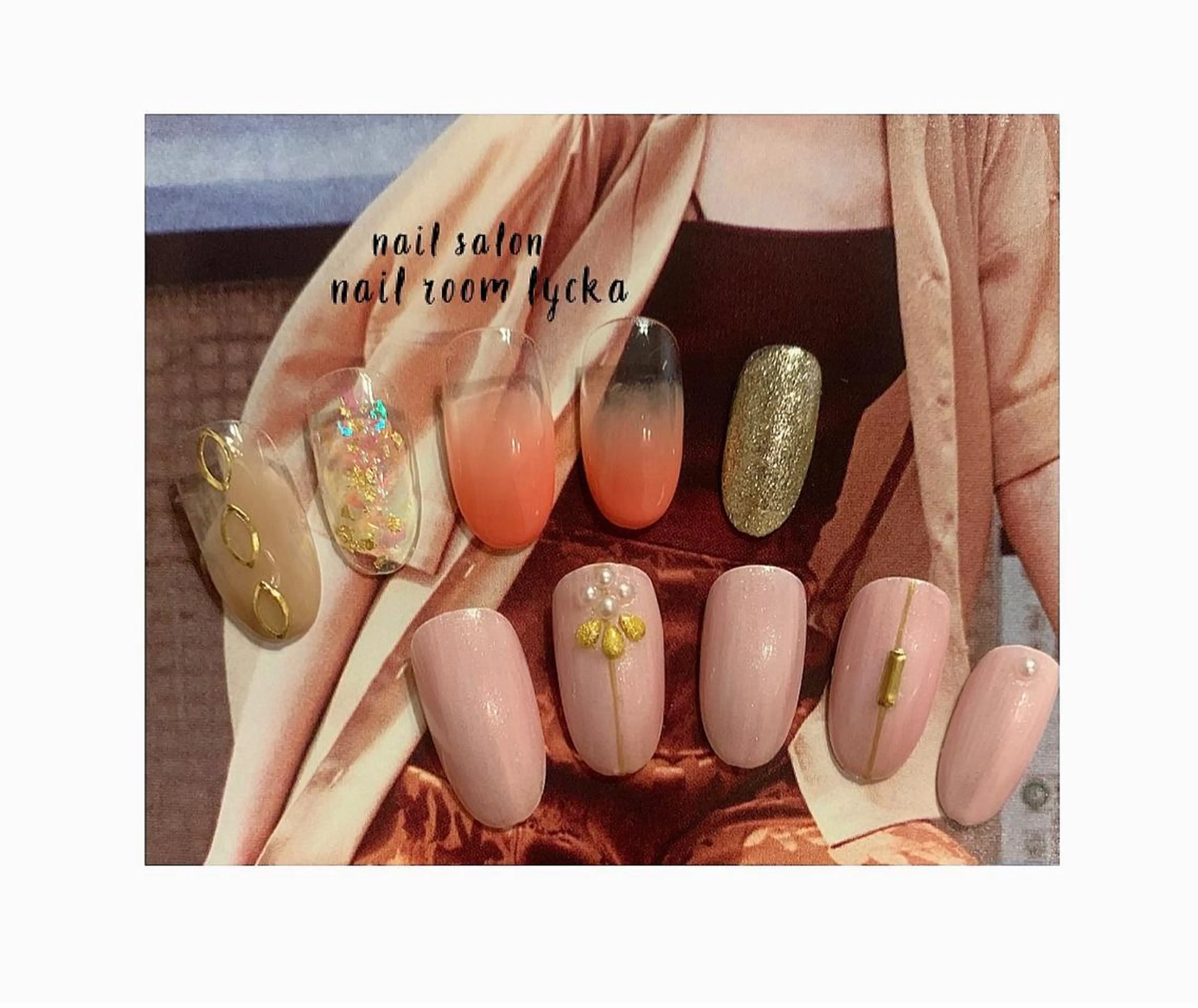 ネイル ジェルネイル ニュアンスネイル パラジェル 春ネイル 夏ネイル ﾈｲﾙﾙｰﾑﾘｯｶ 𝐦𝐚𝐲𝐮のネイルデザイン