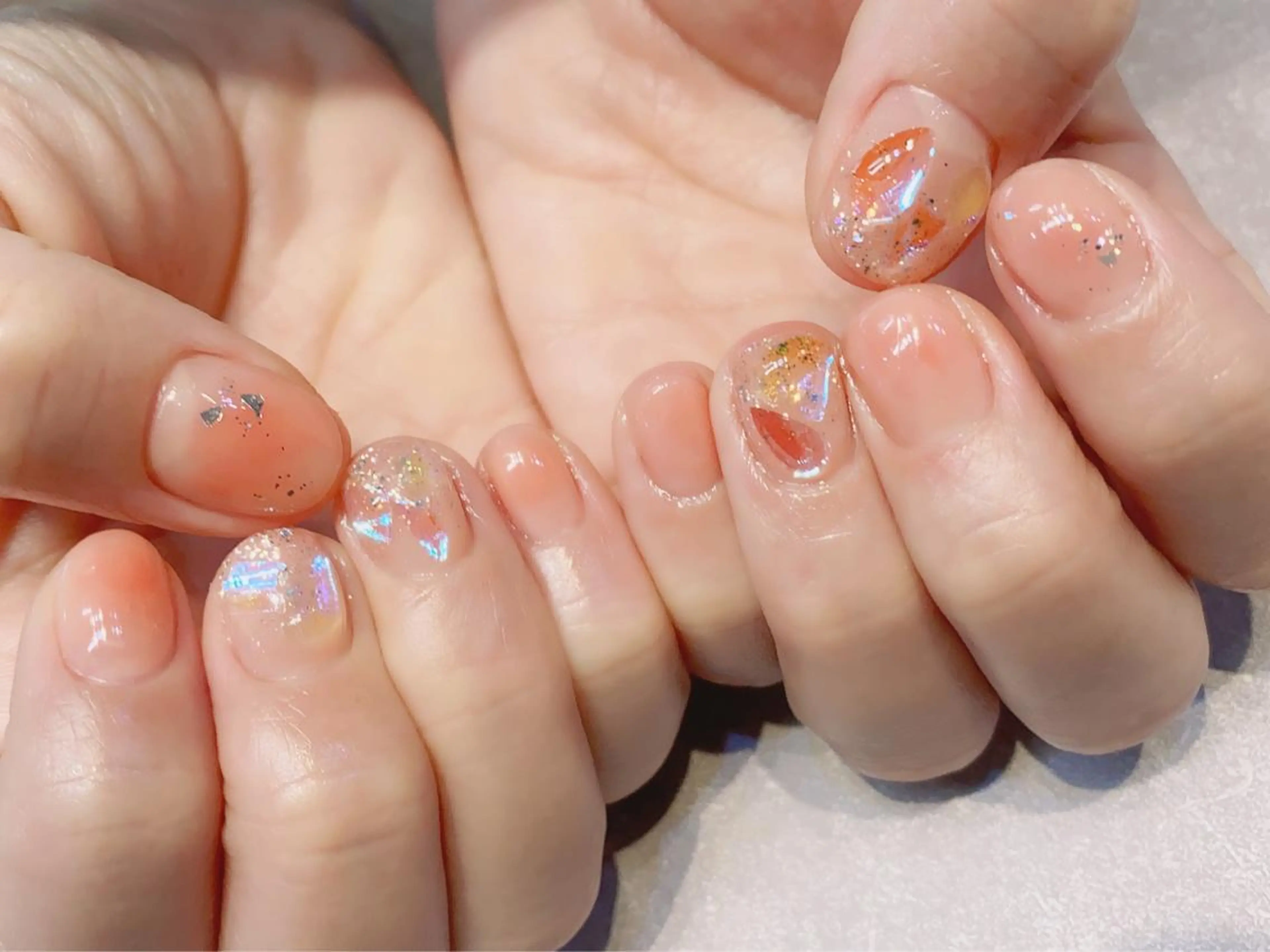 ショート ハンドネイル NAILSALON 🍔Timna🍟のネイルデザイン