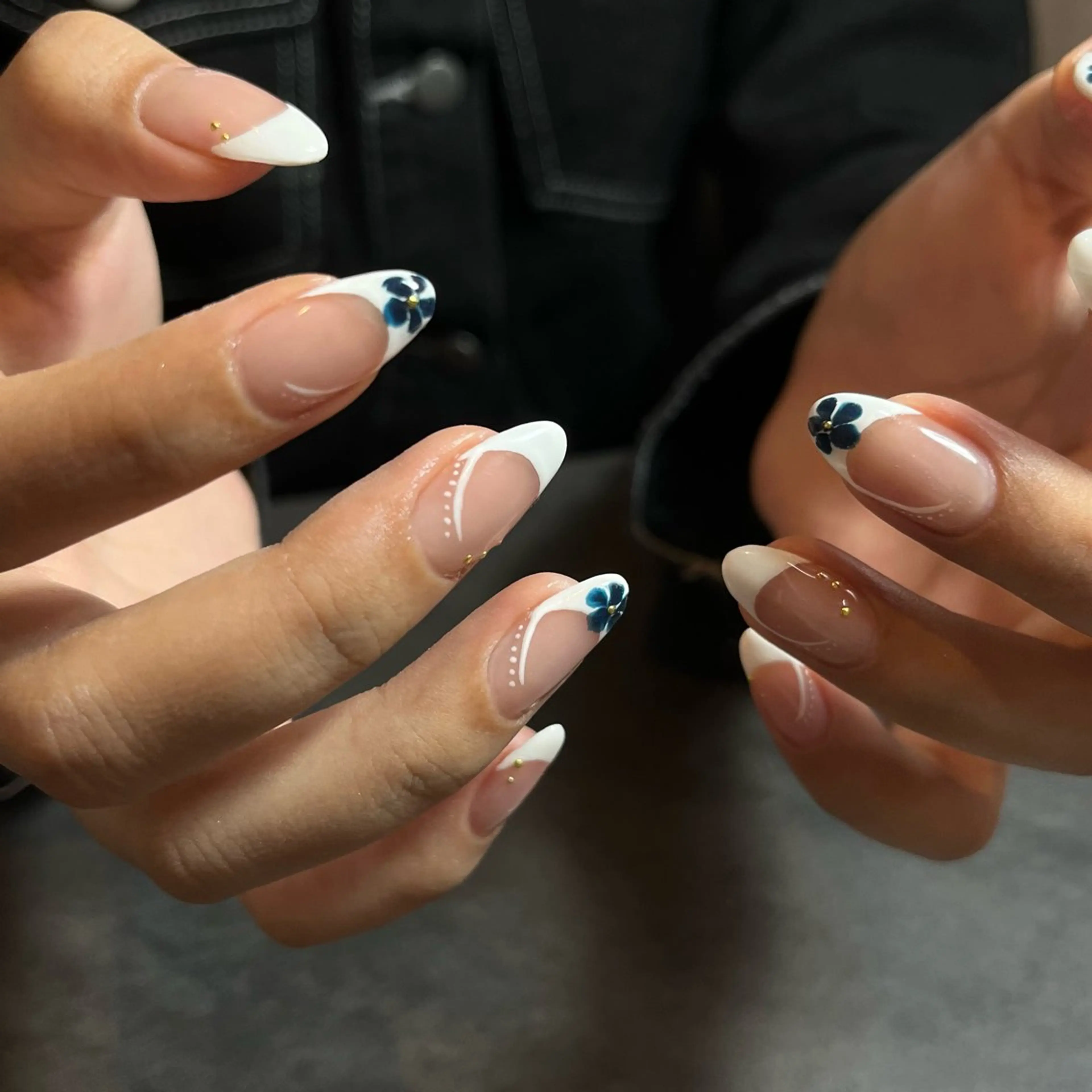 ネイル フラワーネイル フレンチネイル luster shihoのネイルデザイン