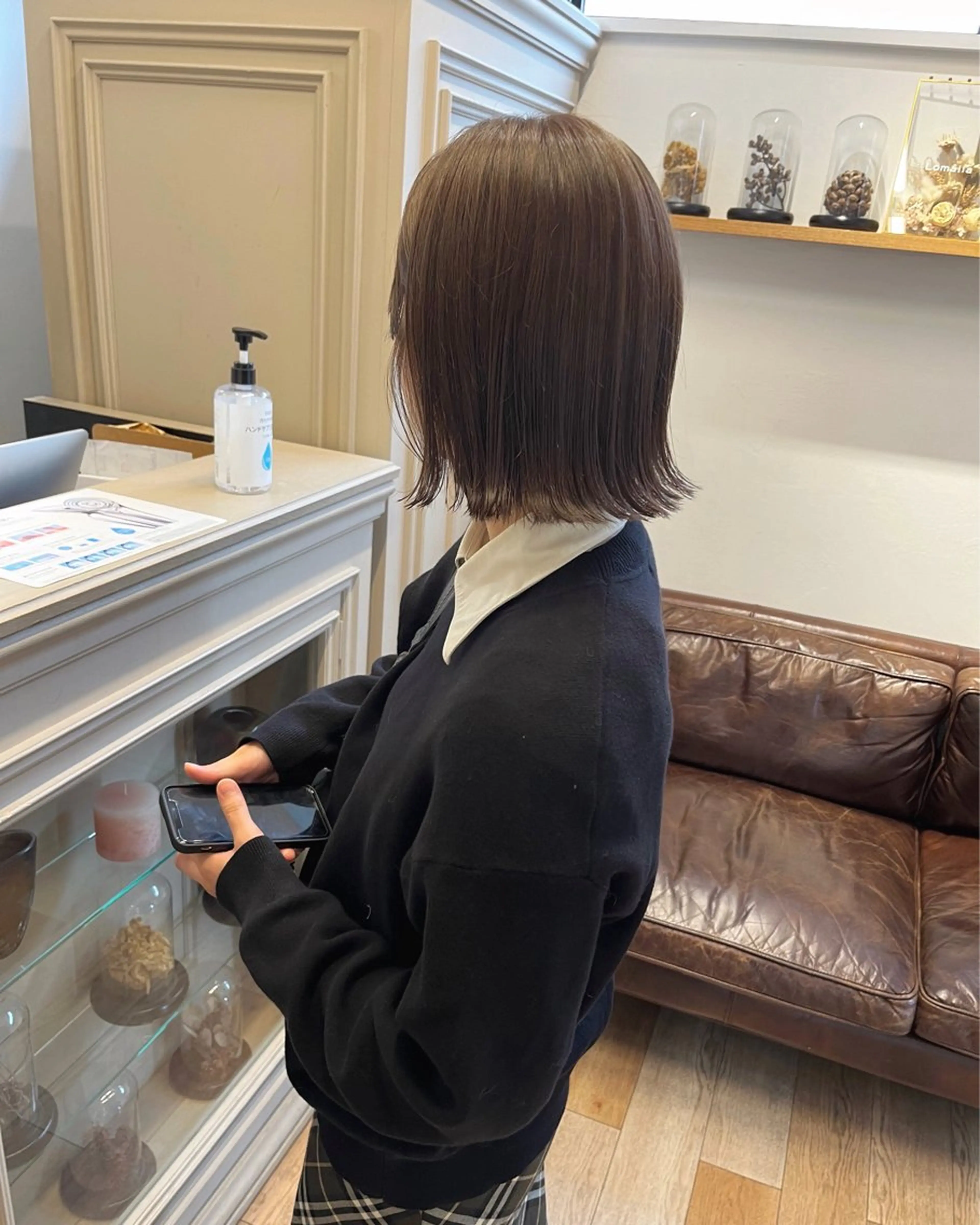 ショート カラー カット ヘアカラー オリーブ/縮毛♡ Natsuno🩰のヘアスタイル