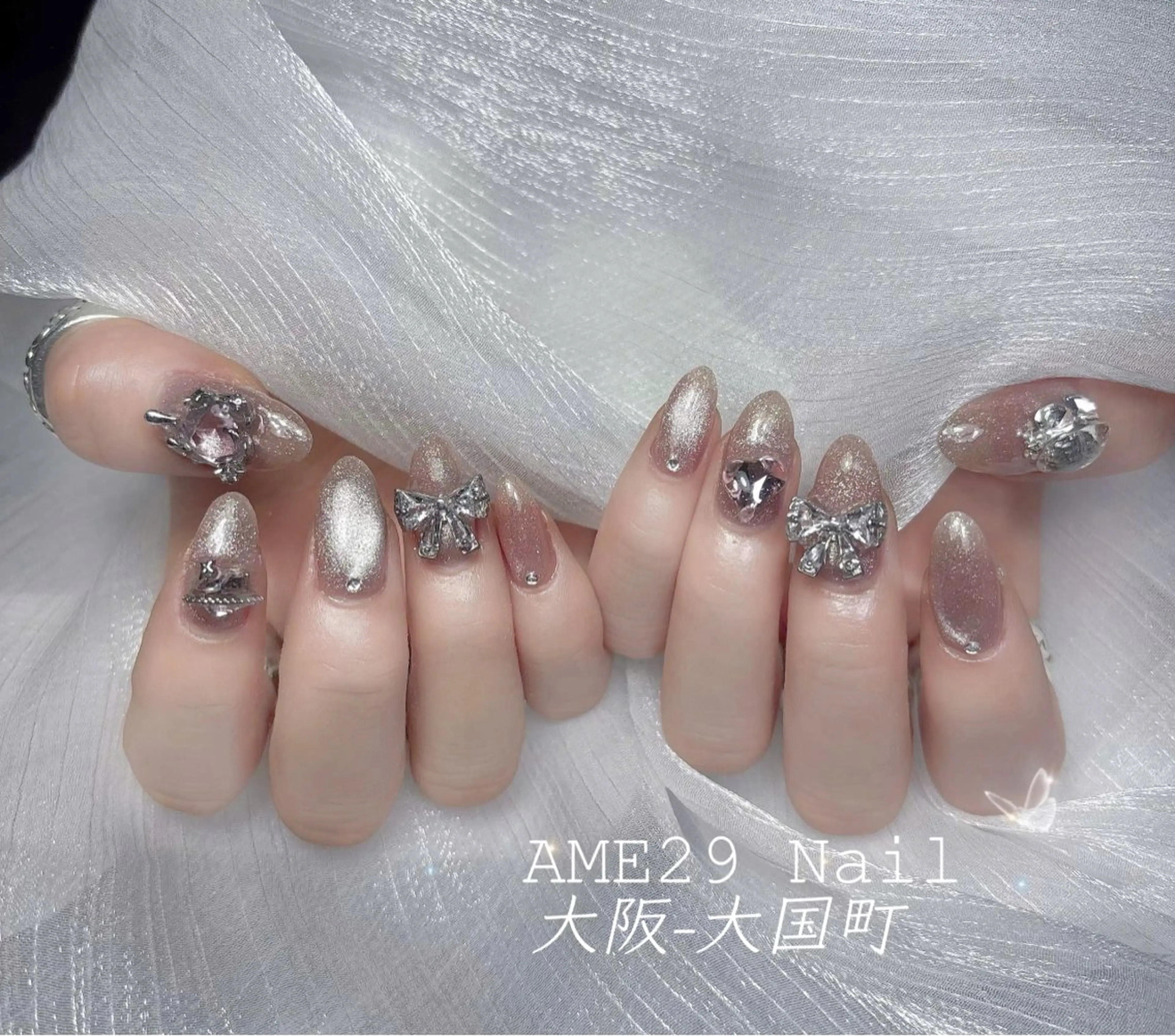 ロング AME29 Nail ネイルサロンのネイルデザイン
