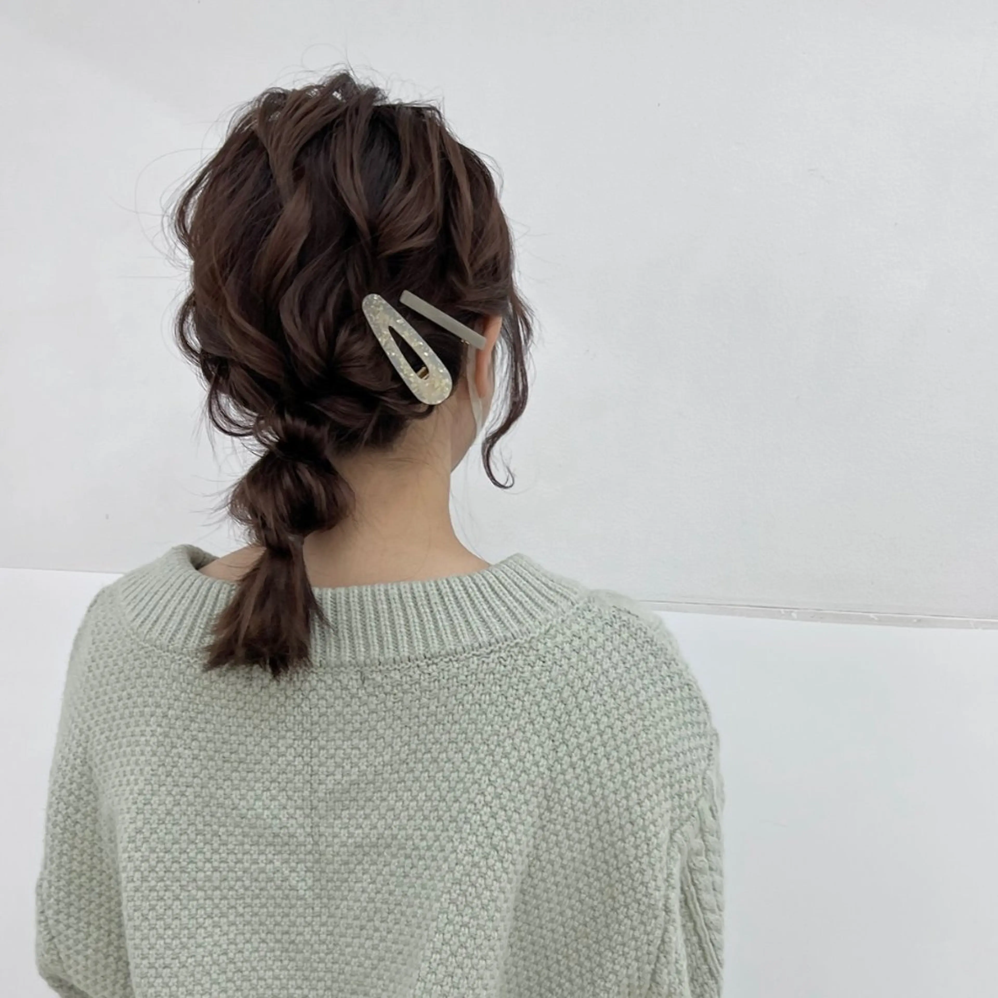 ミディアム ヘアアレンジ 中田 姫歌のヘアスタイル