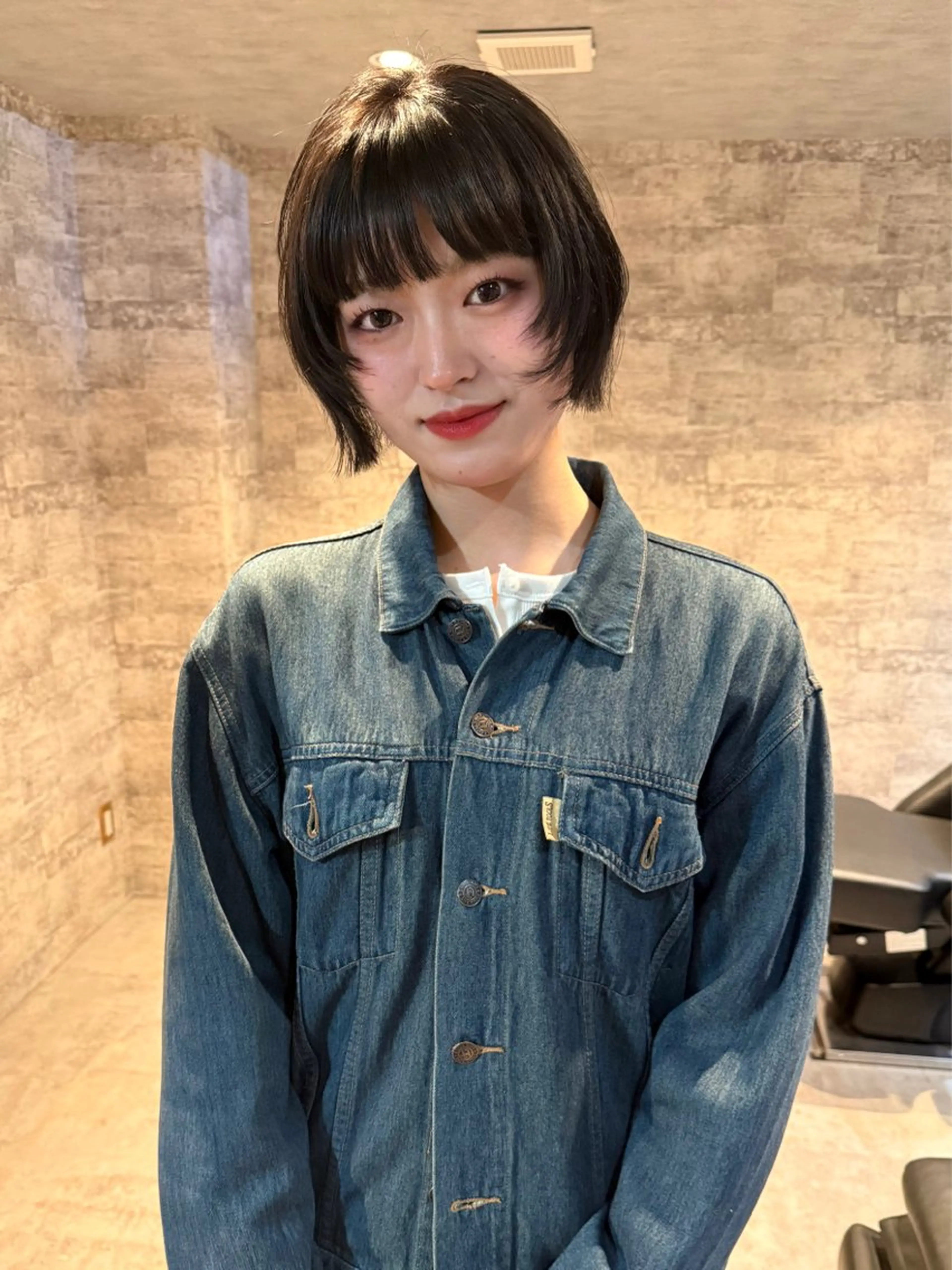 ショート カラー 似合わせカット カット ヘアカラー トリートメント mai / linoah˚✧のヘアスタイル