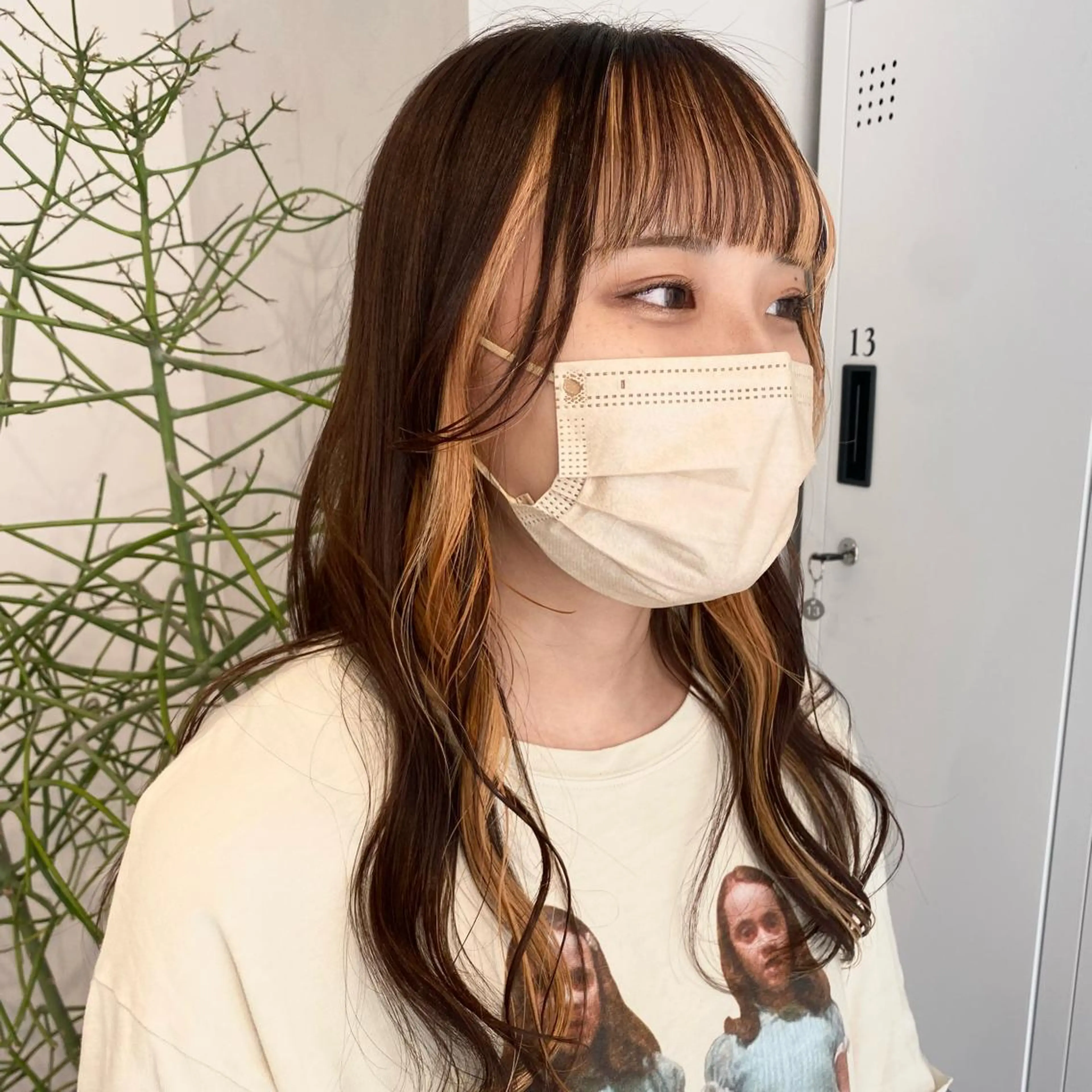 セミロング カラー カット ヘアカラー トリートメント デザインカラー/パー マ🦖外岡咲希🦖のヘアスタイル