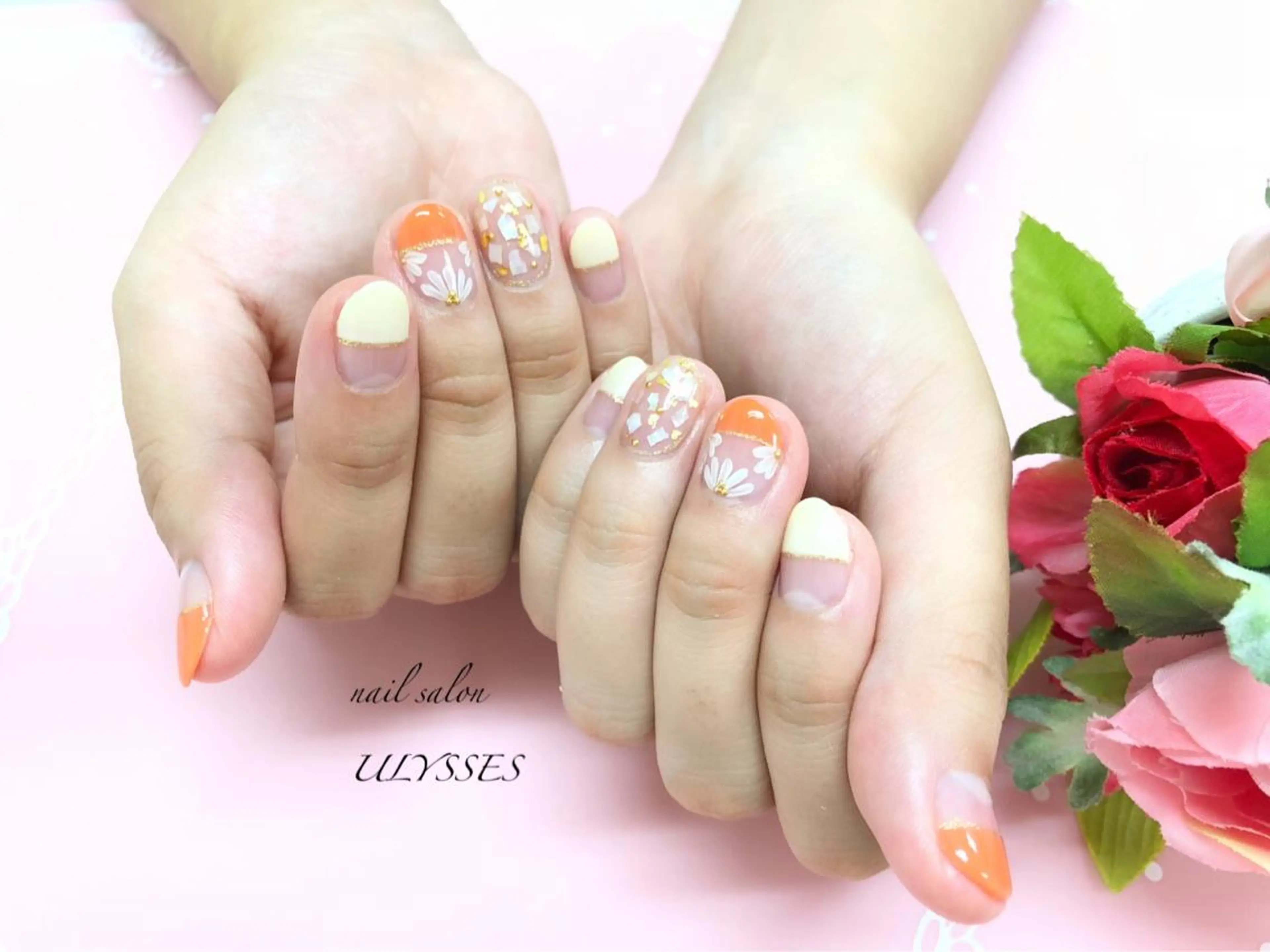 ネイル フレンチネイル ユリシスネイル 担当近藤のネイルデザイン