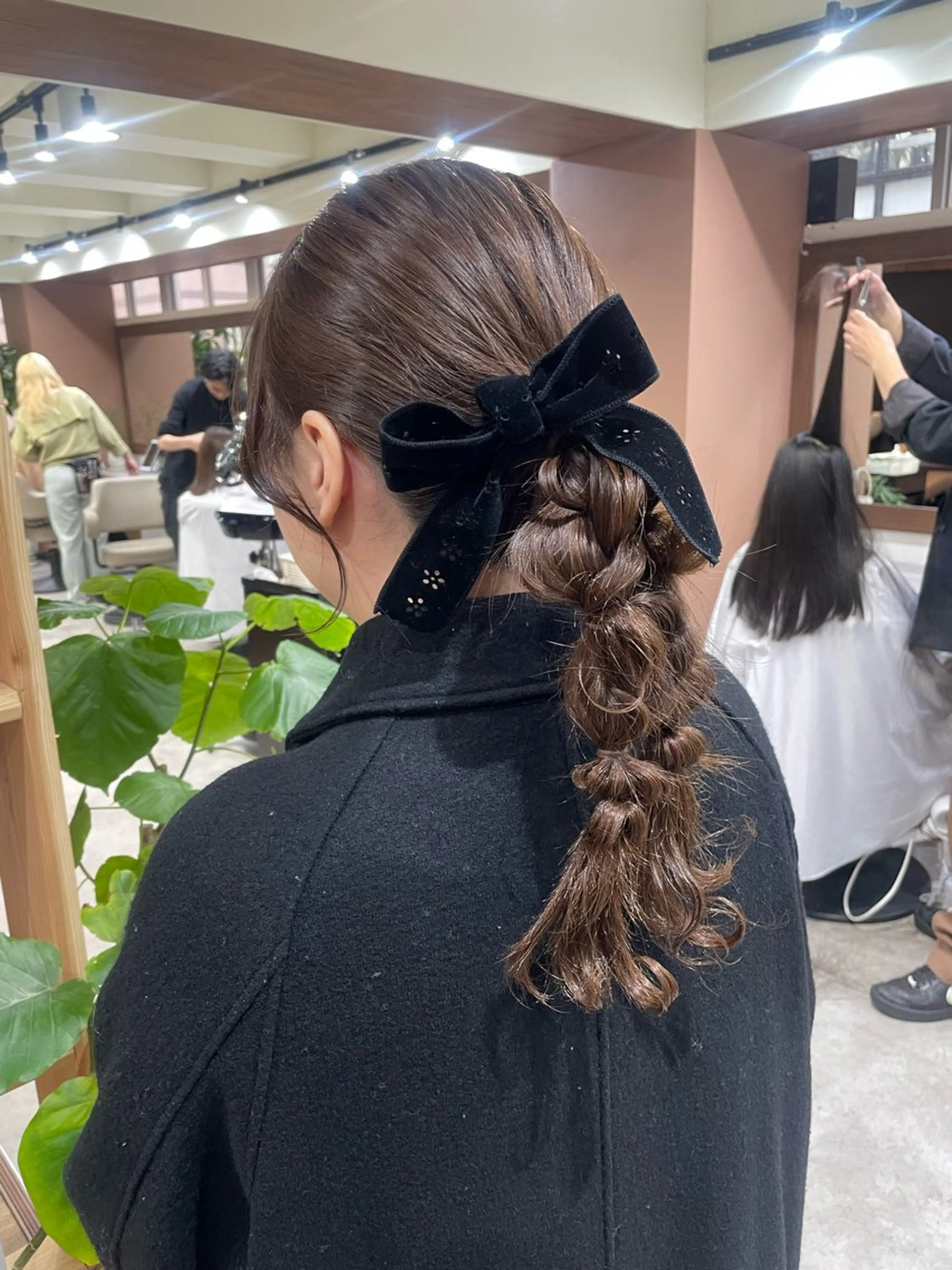 セミロング ヘアセット 韓国風パーマ/ヘア セット/店長みづきのヘアスタイル