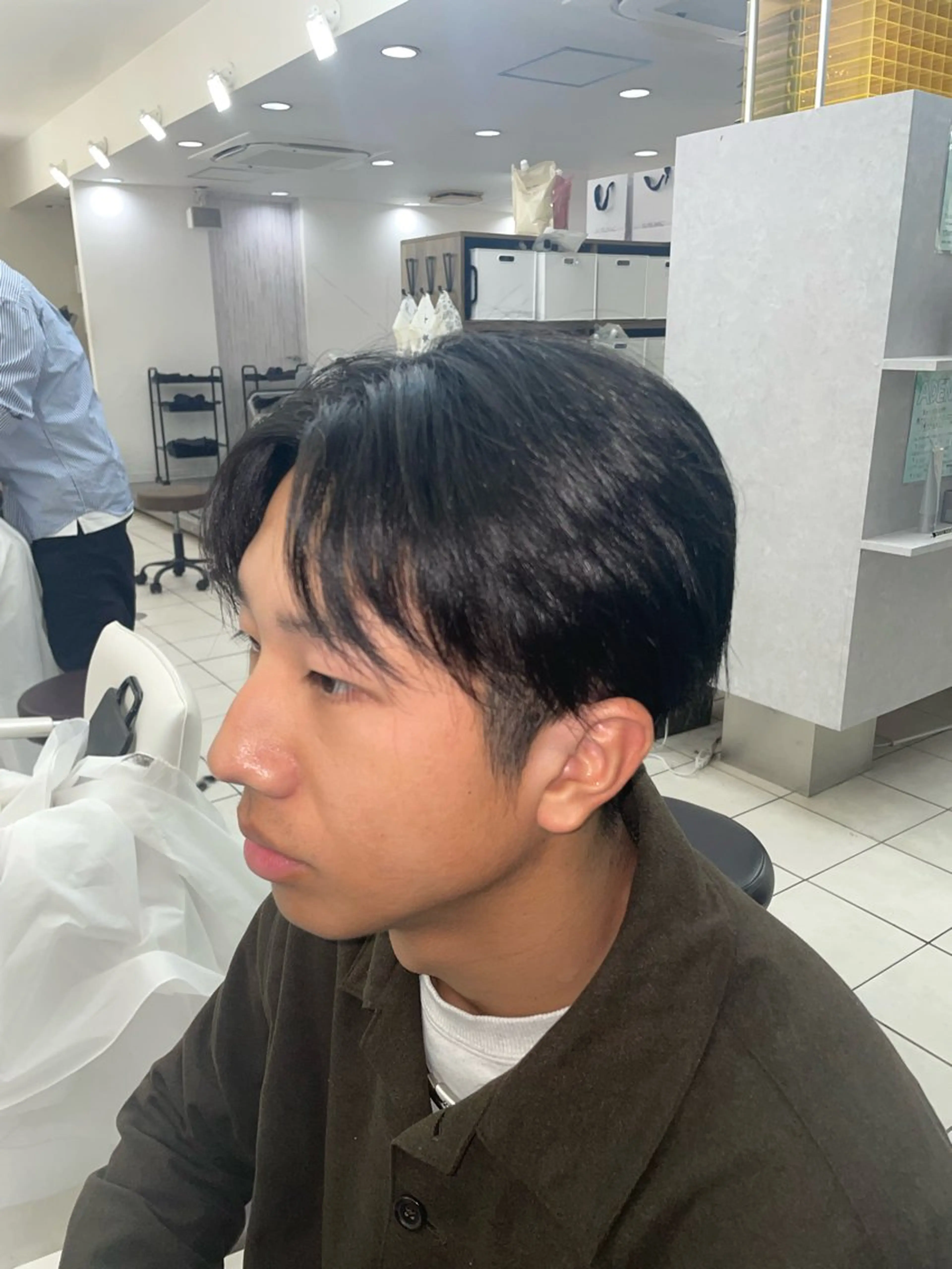 メンズ 成瀬スパイラル パーマ清水大隼のヘアスタイル