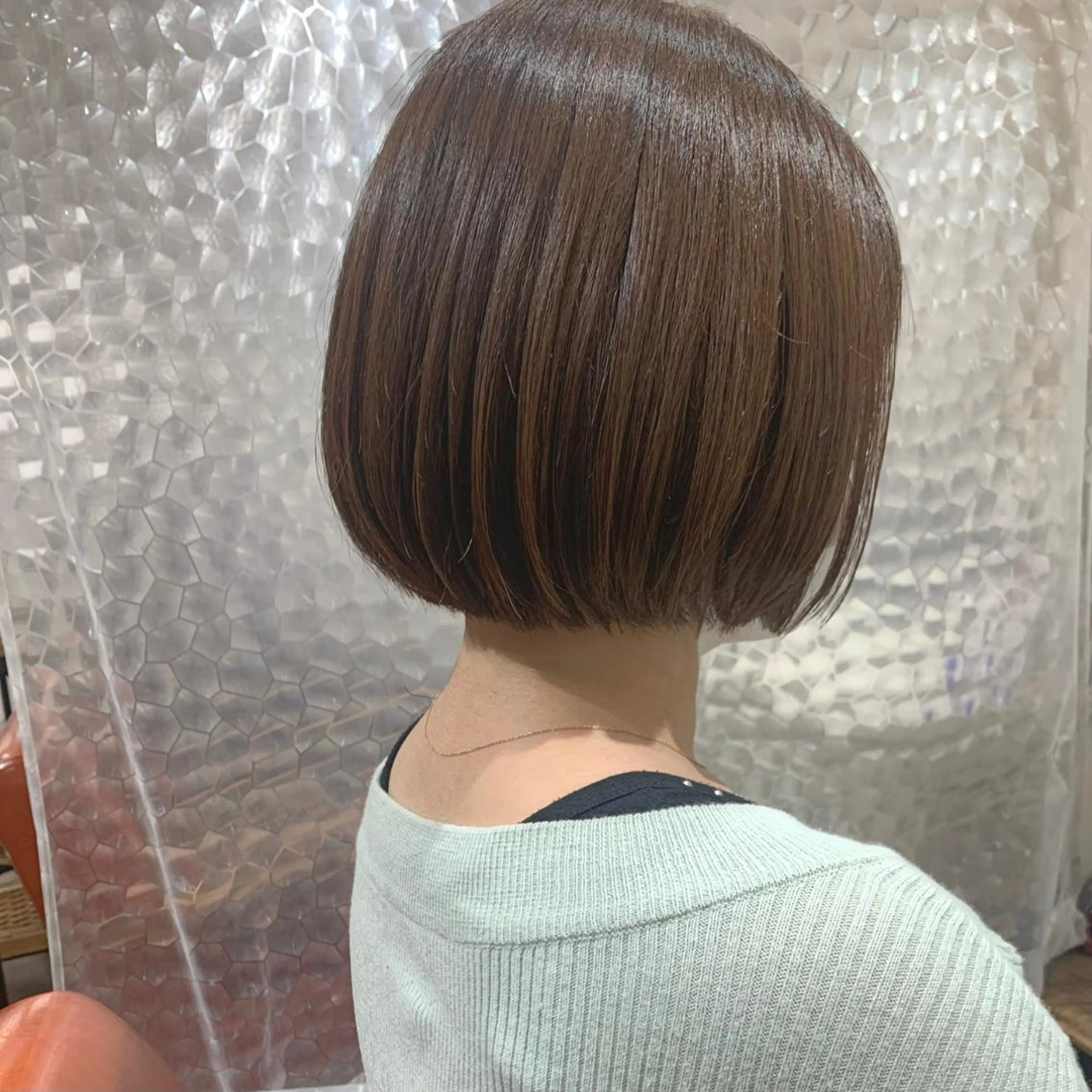ミディアム カラー stylist店長 岡本真依のヘアスタイル