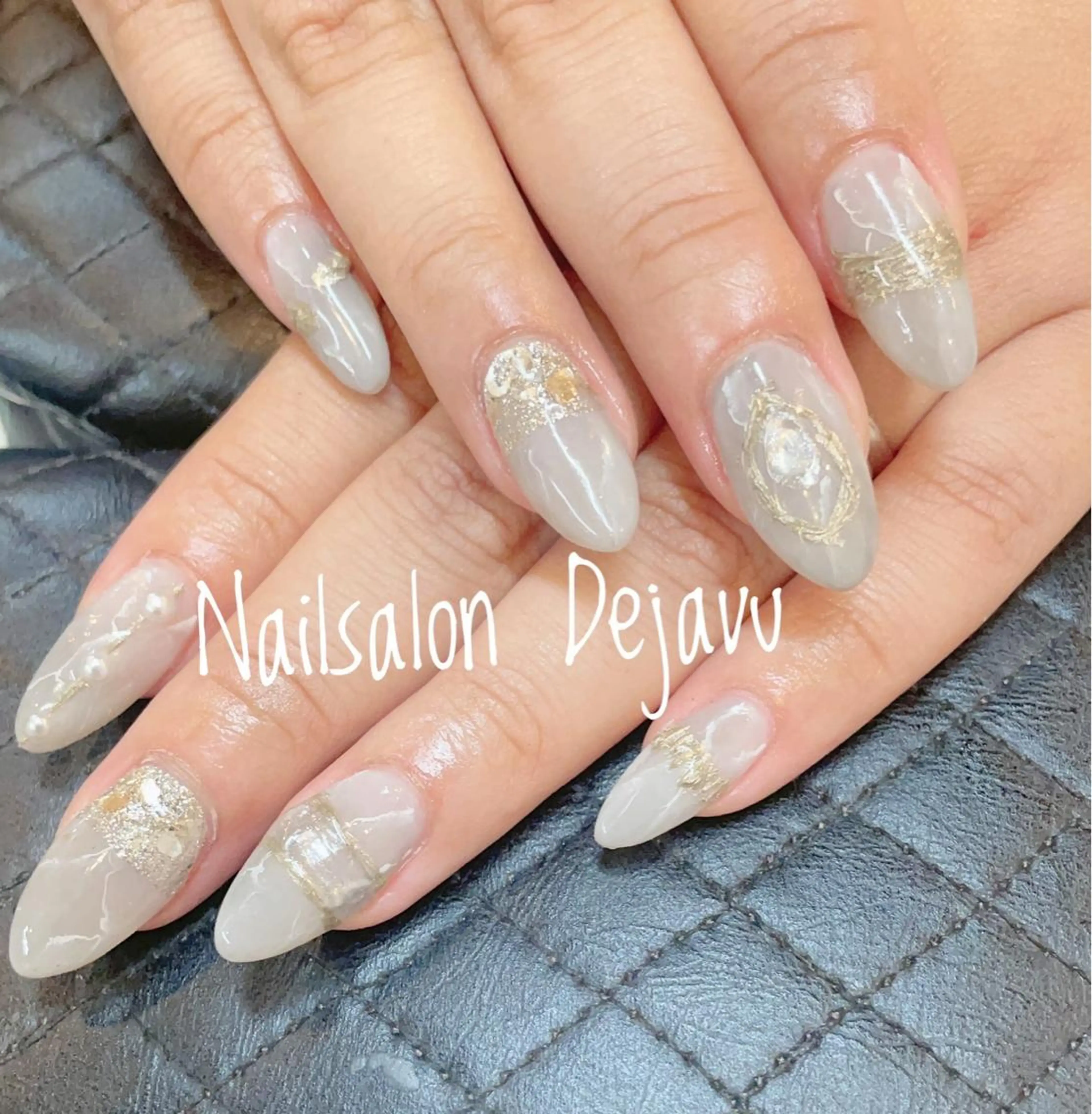 ネイル 大理石ネイル(マーブル) 春ネイル ハンドネイル Nailsalon Dejavu Yokosuka所属・Nailsalon Dejavuのネイルデザイン