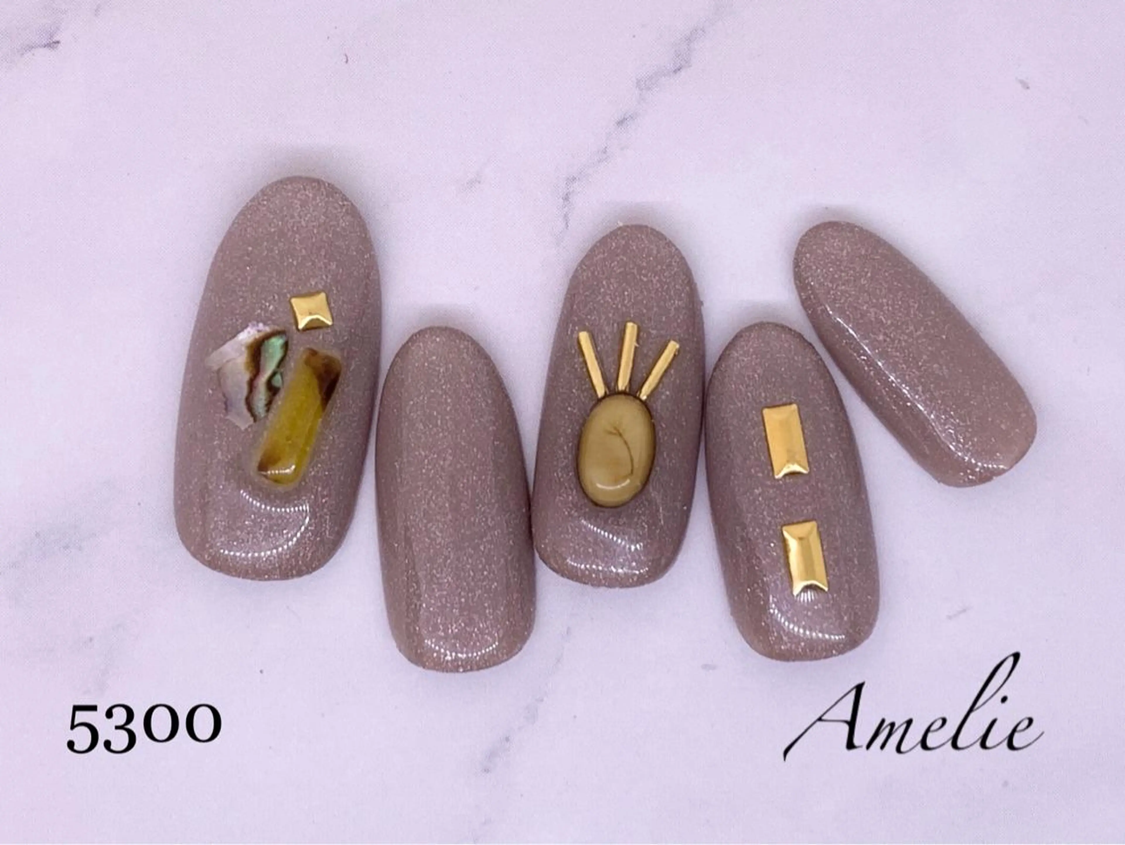 ネイル ハンドネイル いちじゅう あおいのネイルデザイン