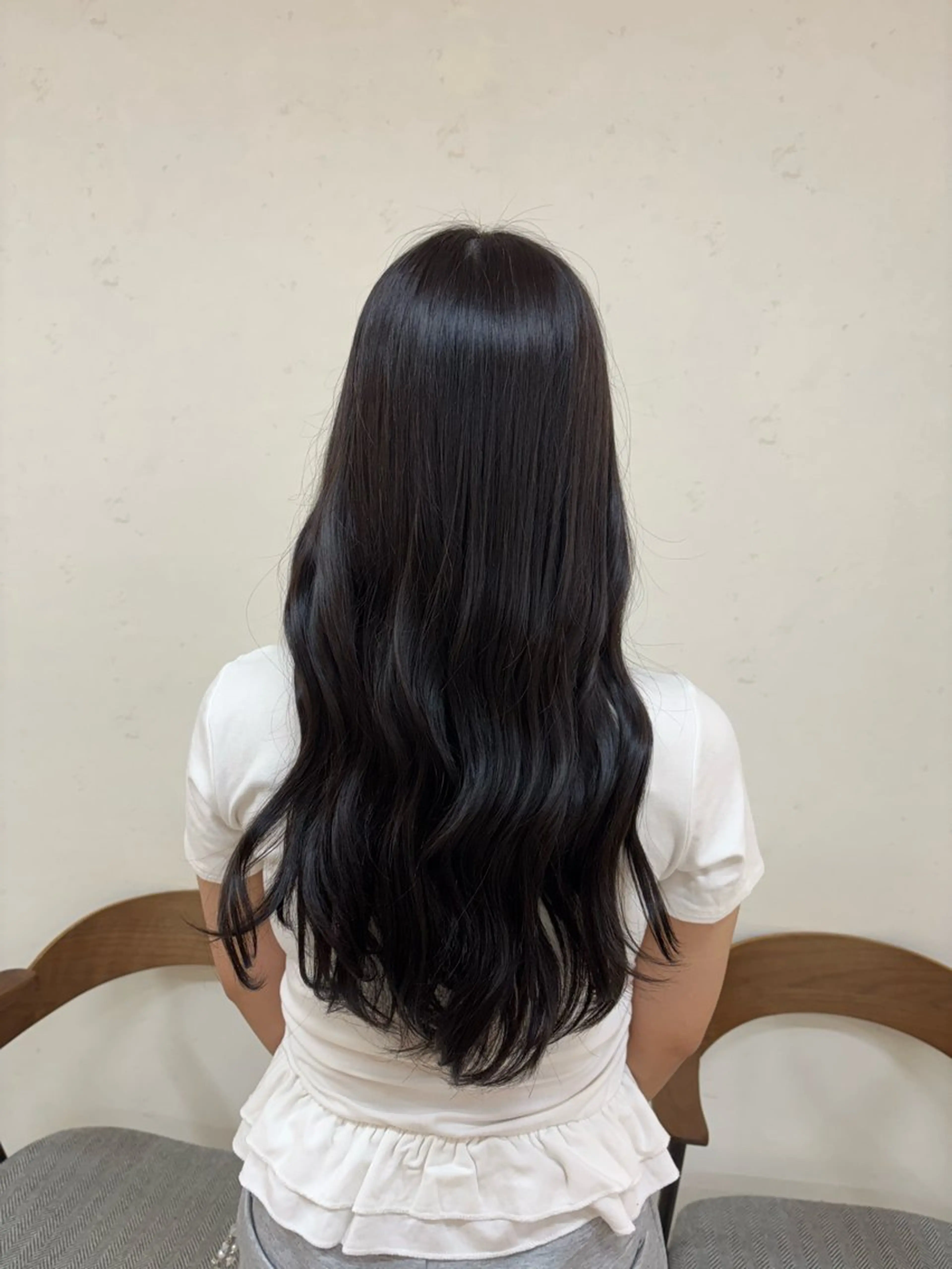 ワンカラー➕3stepトリートメント✨(コテ巻きorアイロン仕上げあり💭)の写真