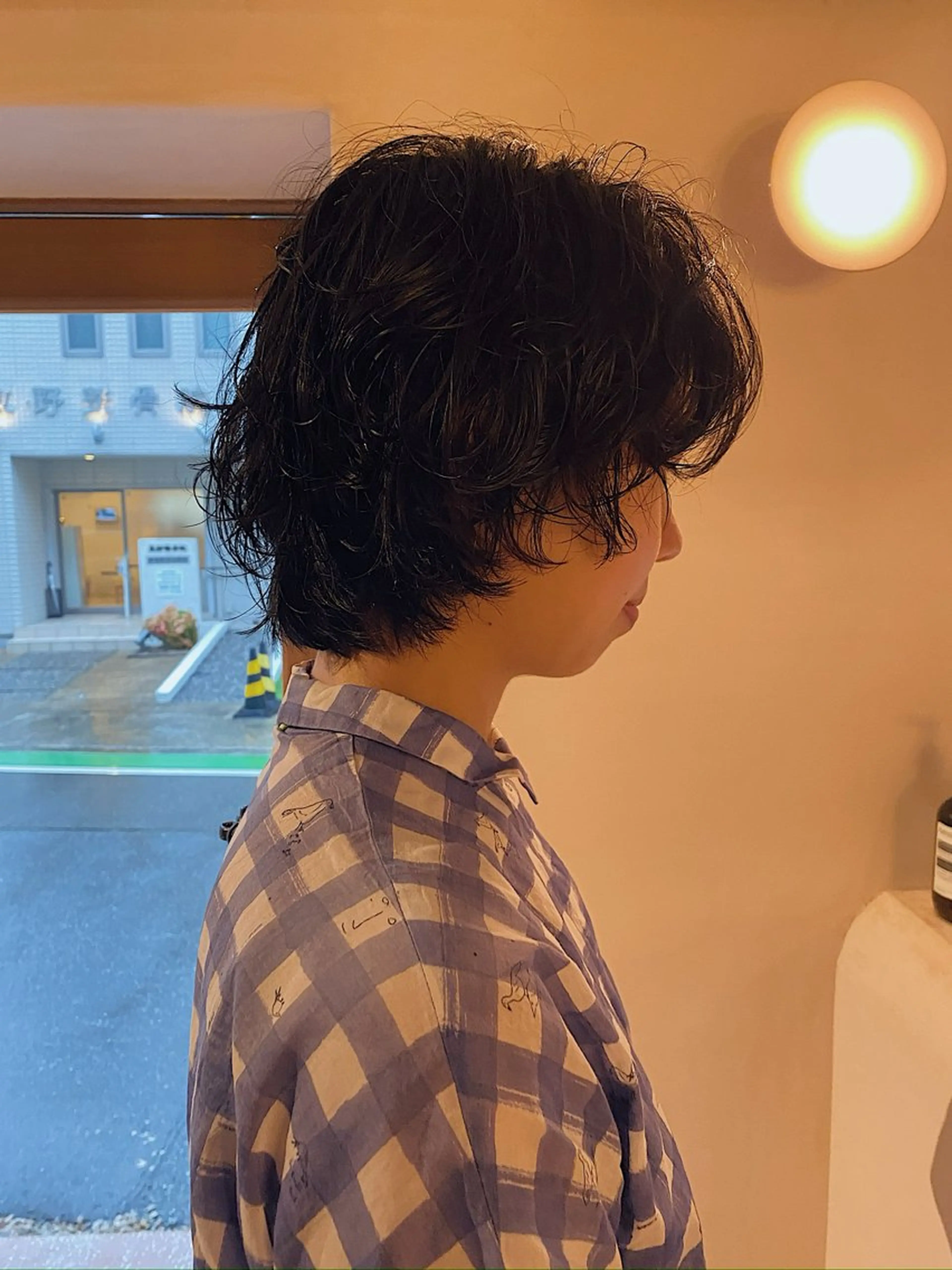 ショート IZAKI/パーマ/ ボブ/ショート/平尾のヘアスタイル