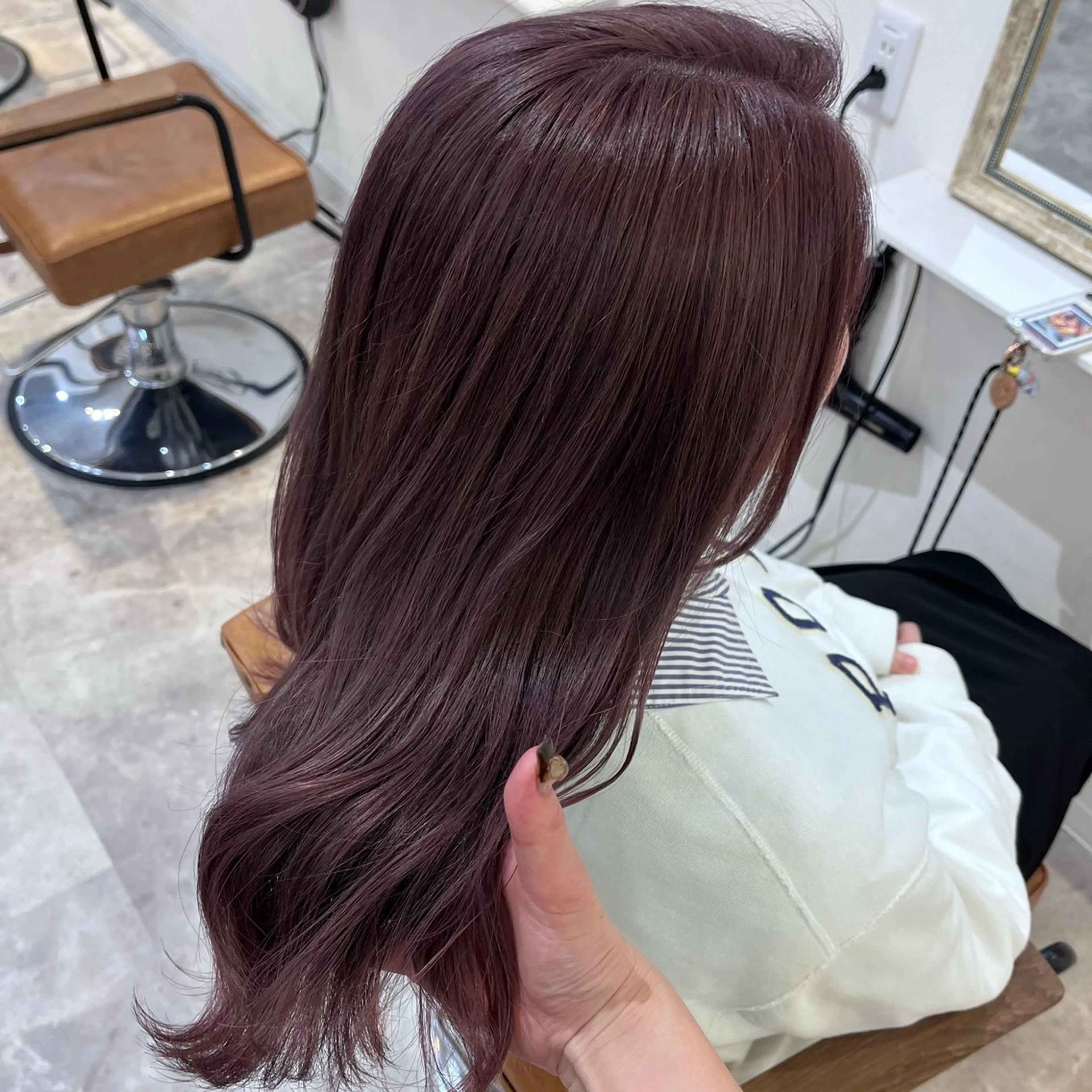 ミディアム カラー ヘアカラー トリートメント 梅田/髪質改善カラー ❄︎ mikiのヘアスタイル