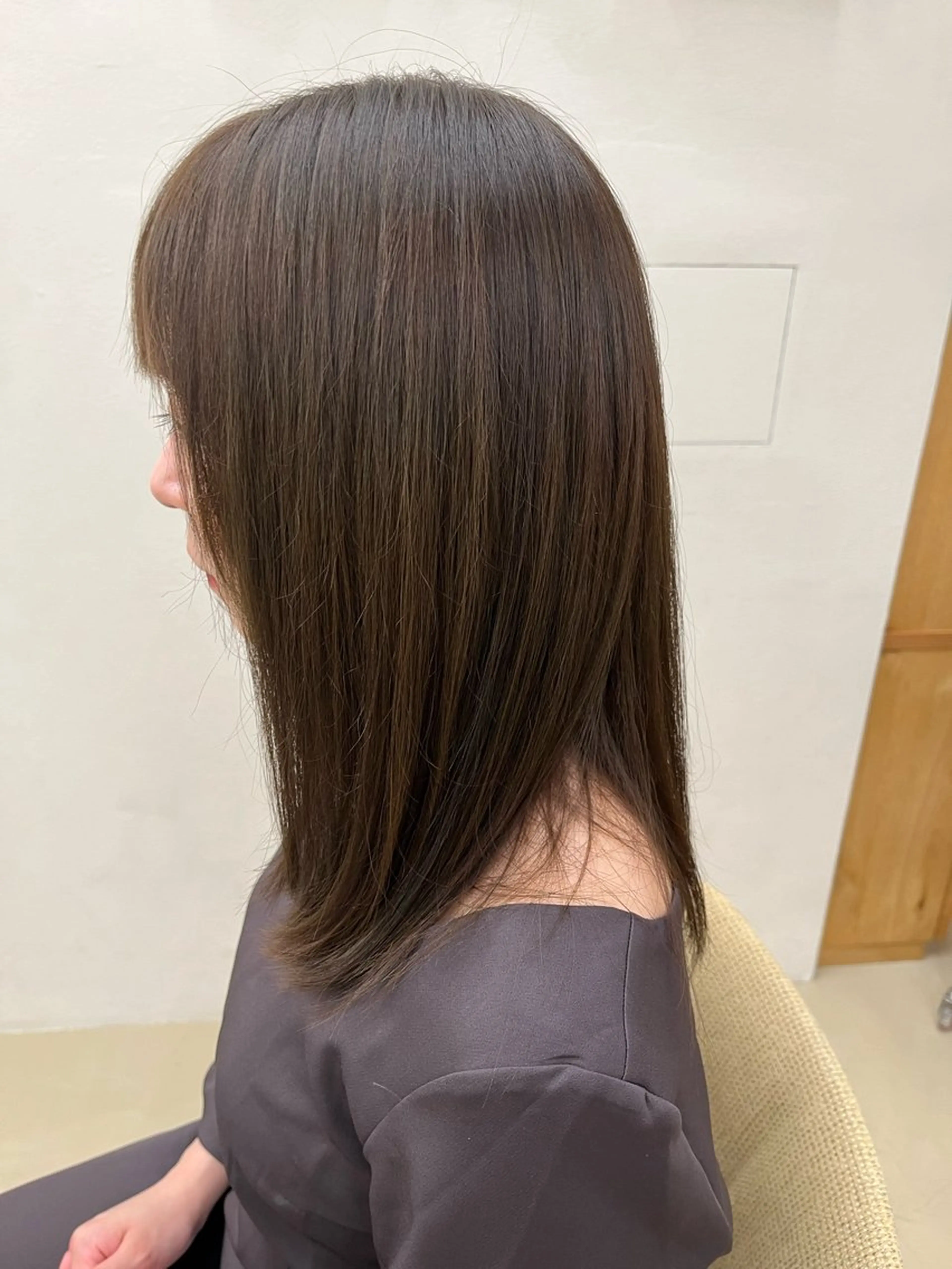 ミディアム カラー 宇野澤 銘のヘアスタイル