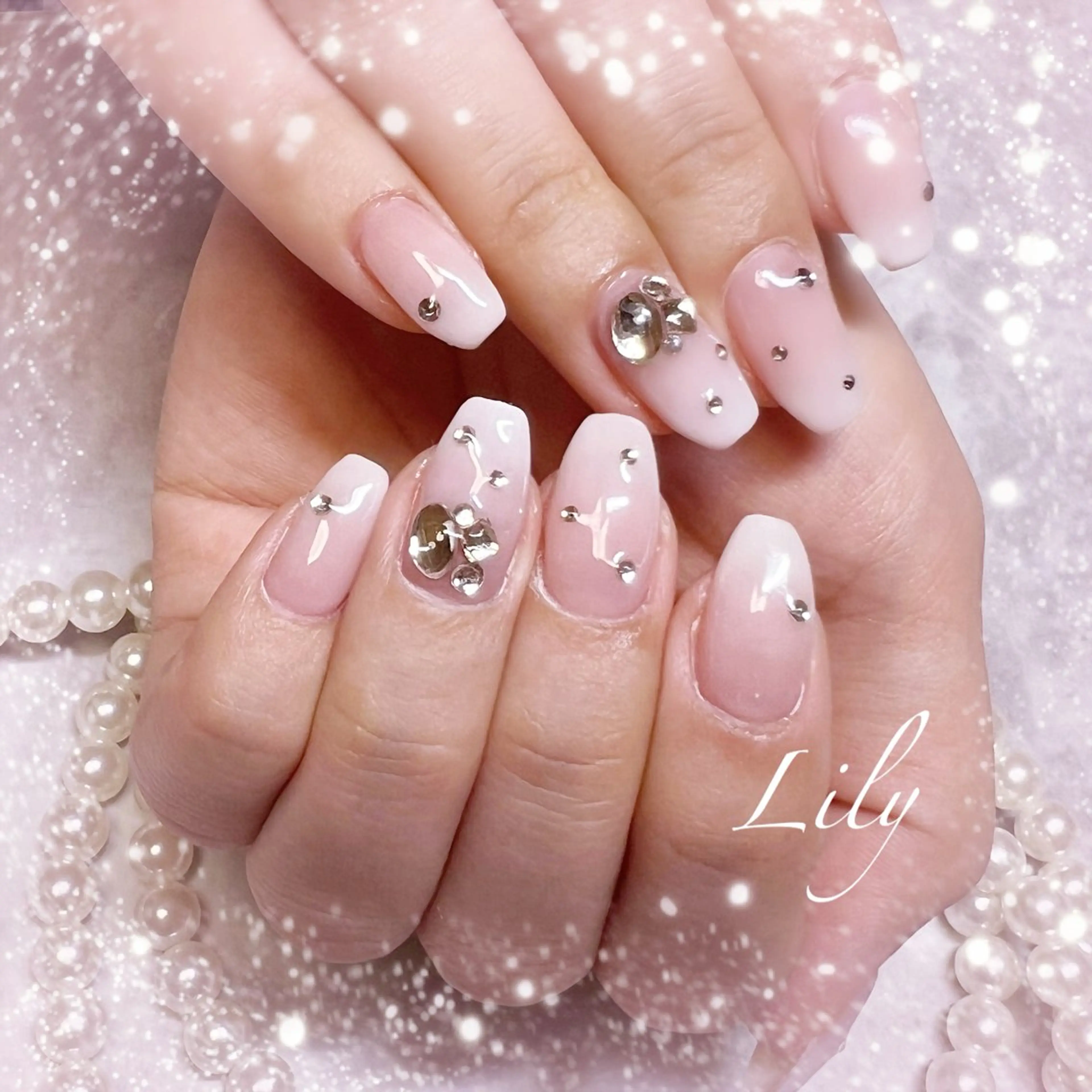 ネイル ハンドネイル Lily*nail 🌻Mii🌻のネイルデザイン