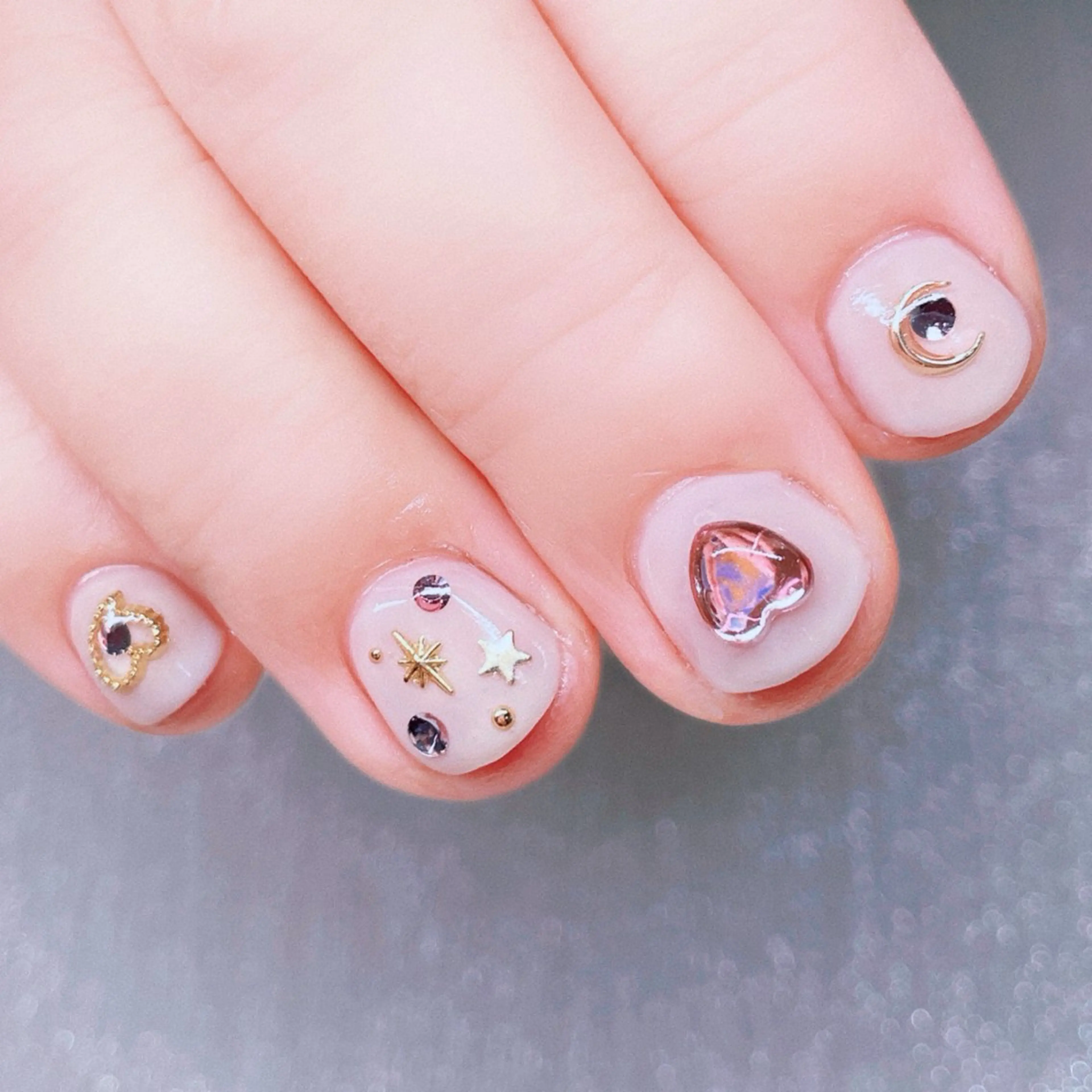 ネイル 長さ出し ハンドネイル Nailist suzuのネイルデザイン